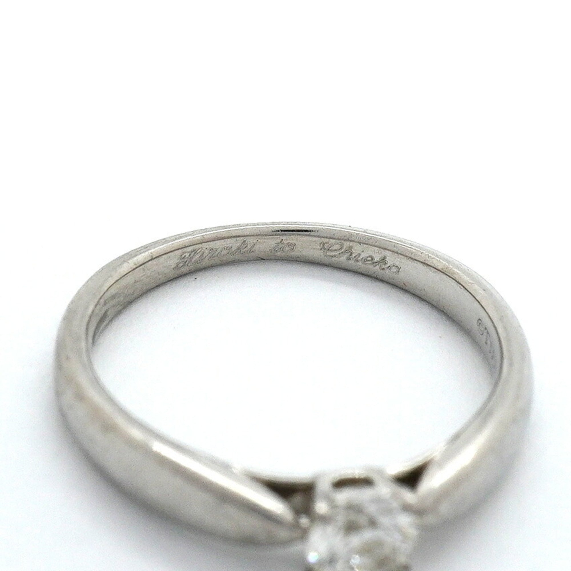 Tiffany Platinum 950 Band Ring (Pre-Owned)
