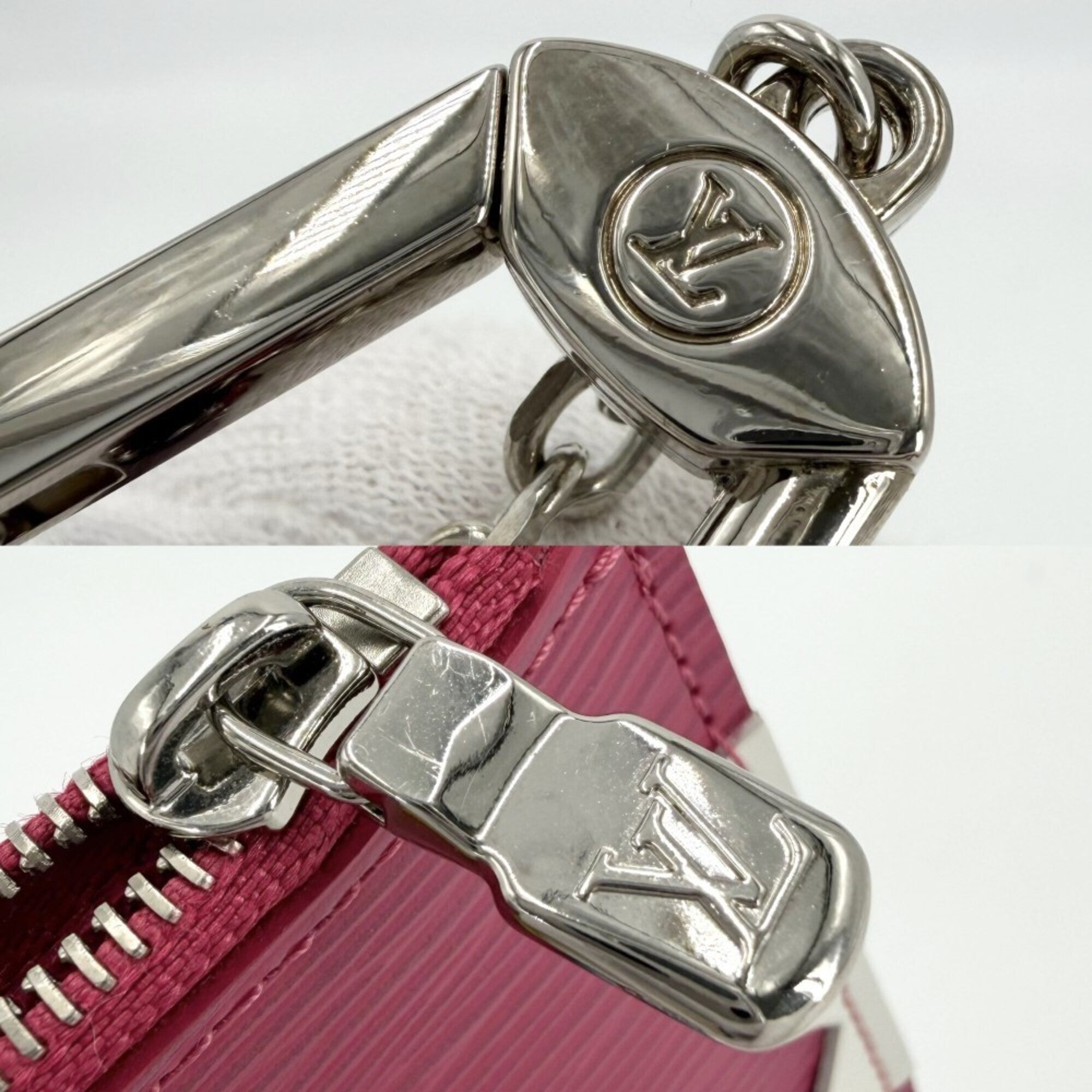 Louis Vuitton Pink Epi Leather Coin Purse/Coin Case (Pre-Owned)