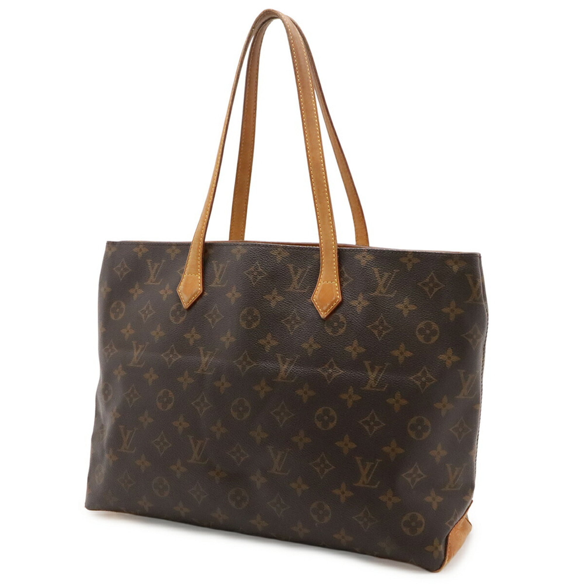 Louis Vuitton Brown Monogram Canvas Pvc Coated Canvas Shoulder Bag Tote Bag (Pre-Owned)