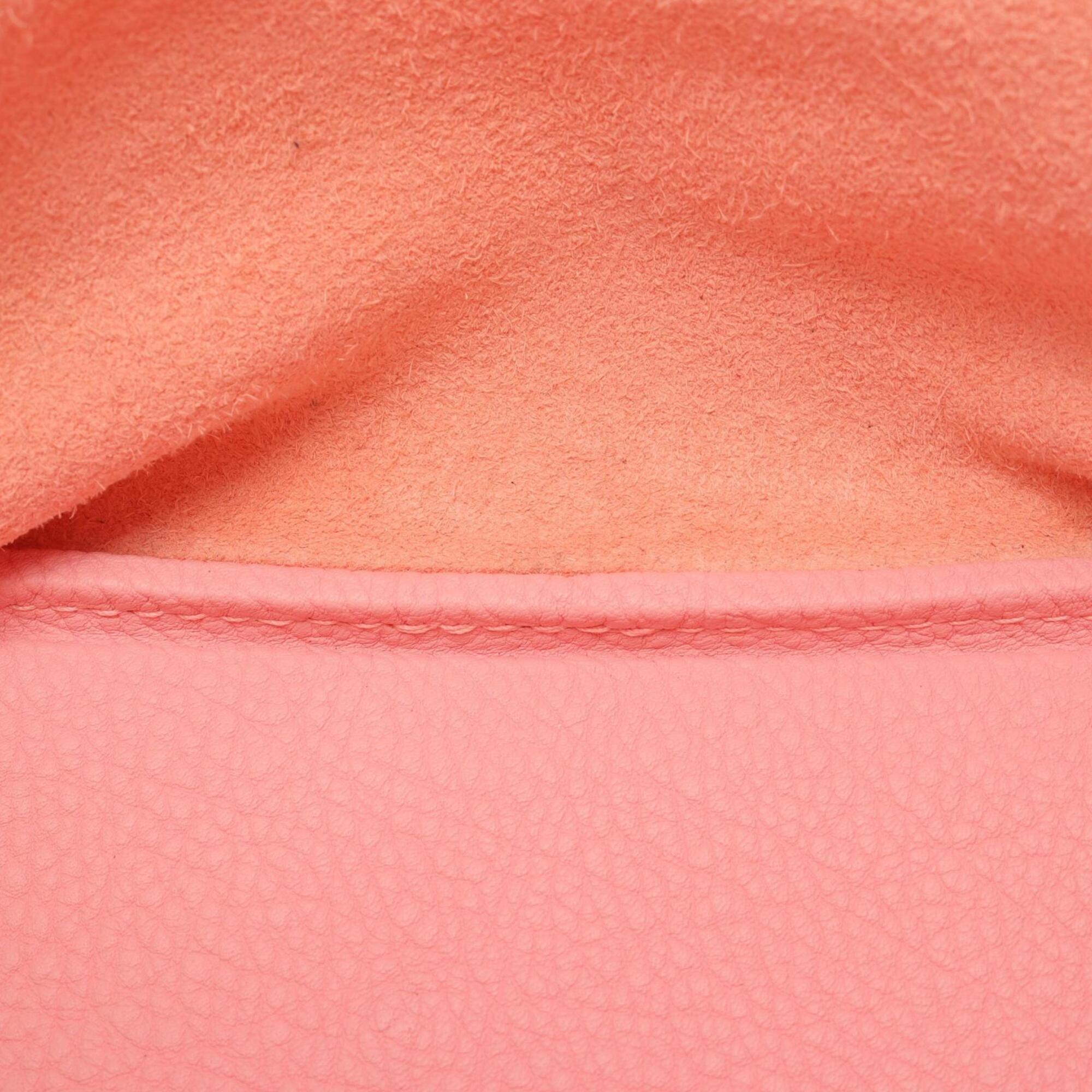Hermes Pink Leather Handbag (Pre-Owned)