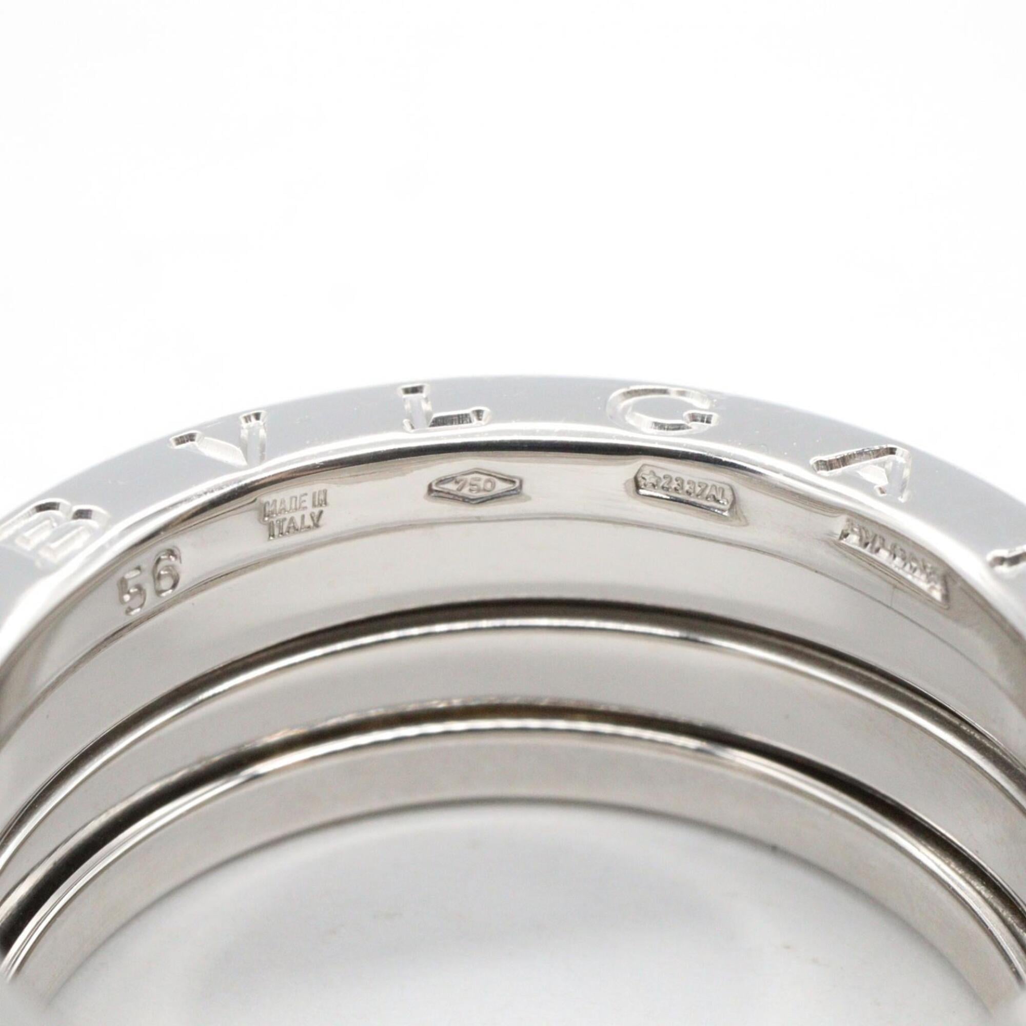 Bvlgari Silver White Gold (18K) Band Ring (Pre-Owned)