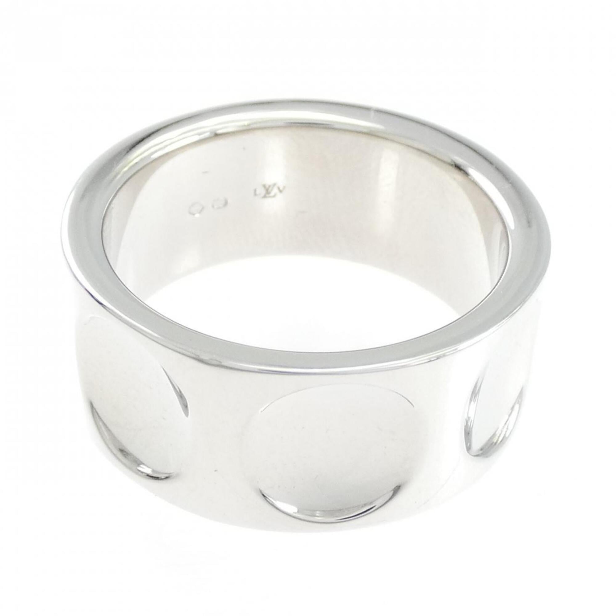 Louis Vuitton White Gold (18K) Band Ring (Pre-Owned)