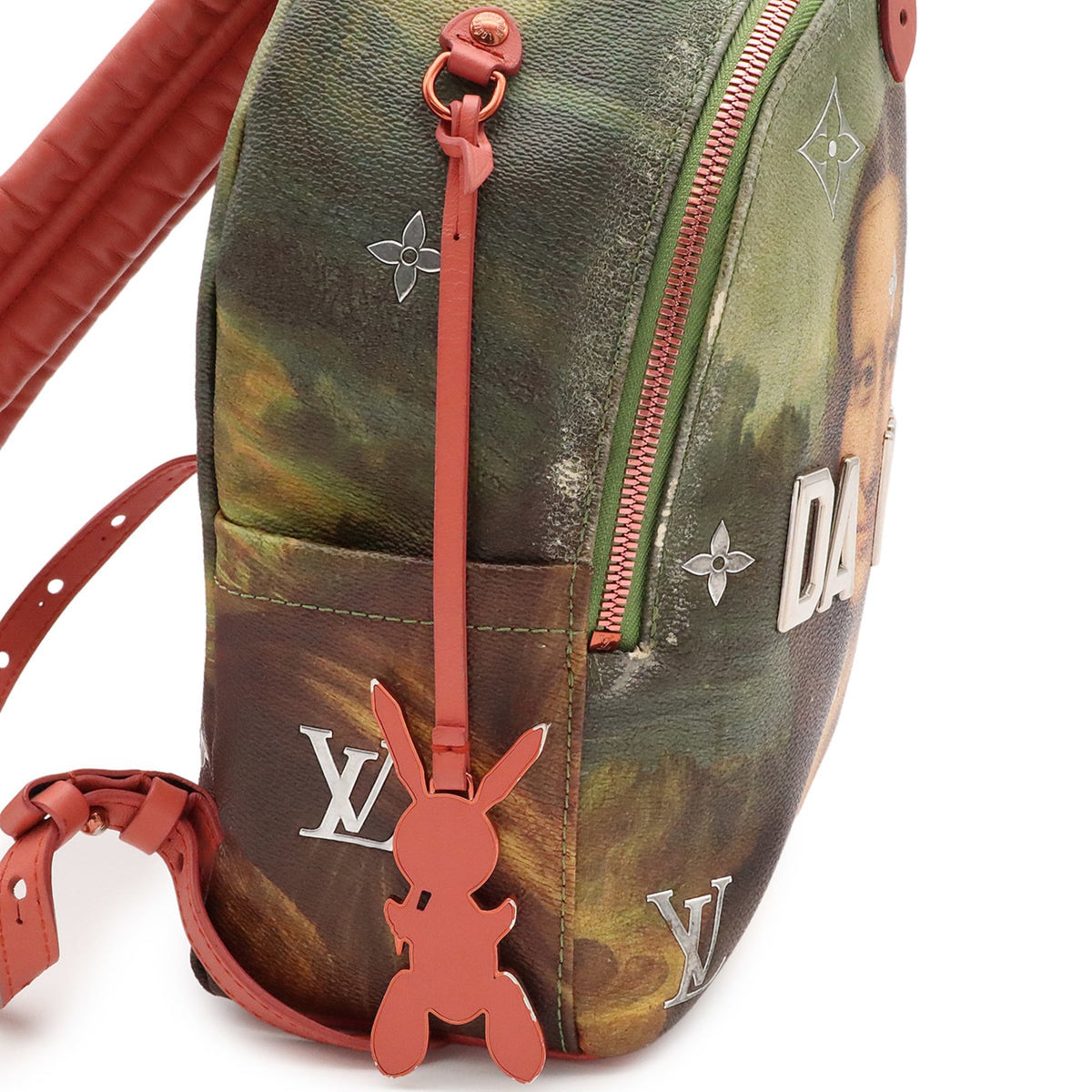Louis Vuitton Green Multi-Color Pvc Backpack (Pre-Owned)