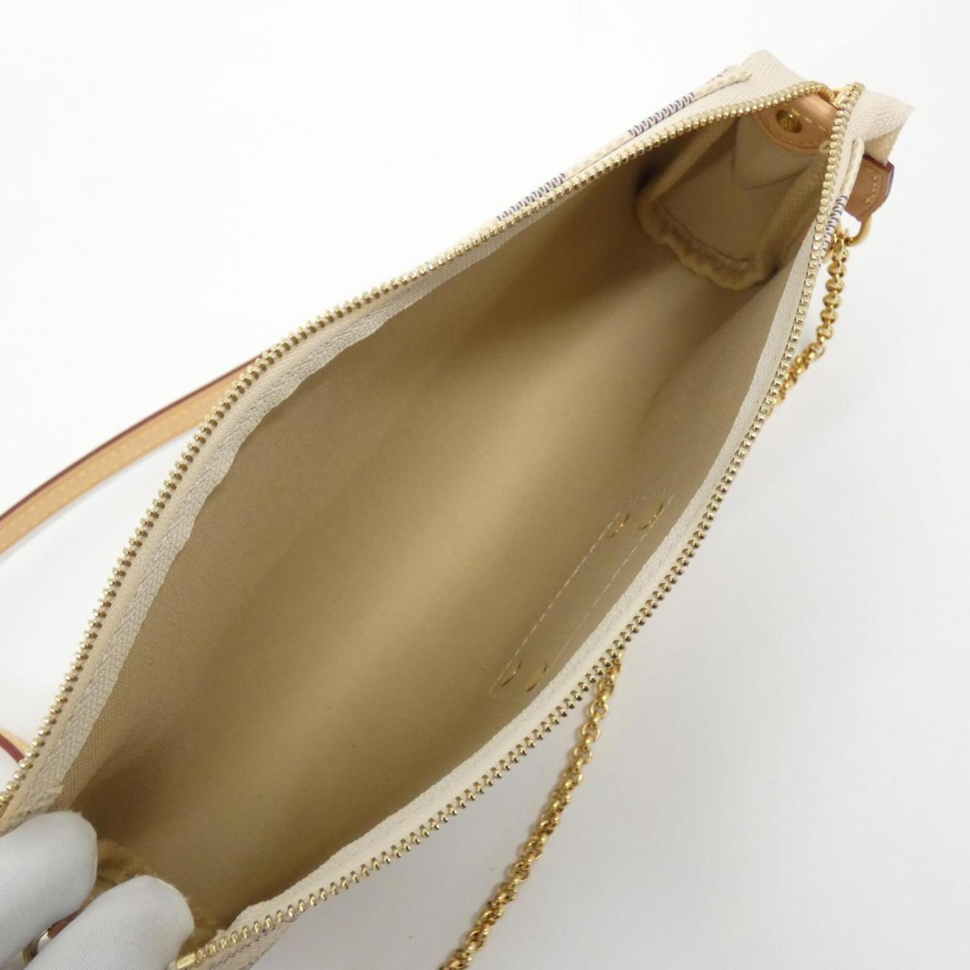 Louis Vuitton Azur Coated Canvas Shoulder Bag (Pre-Owned)