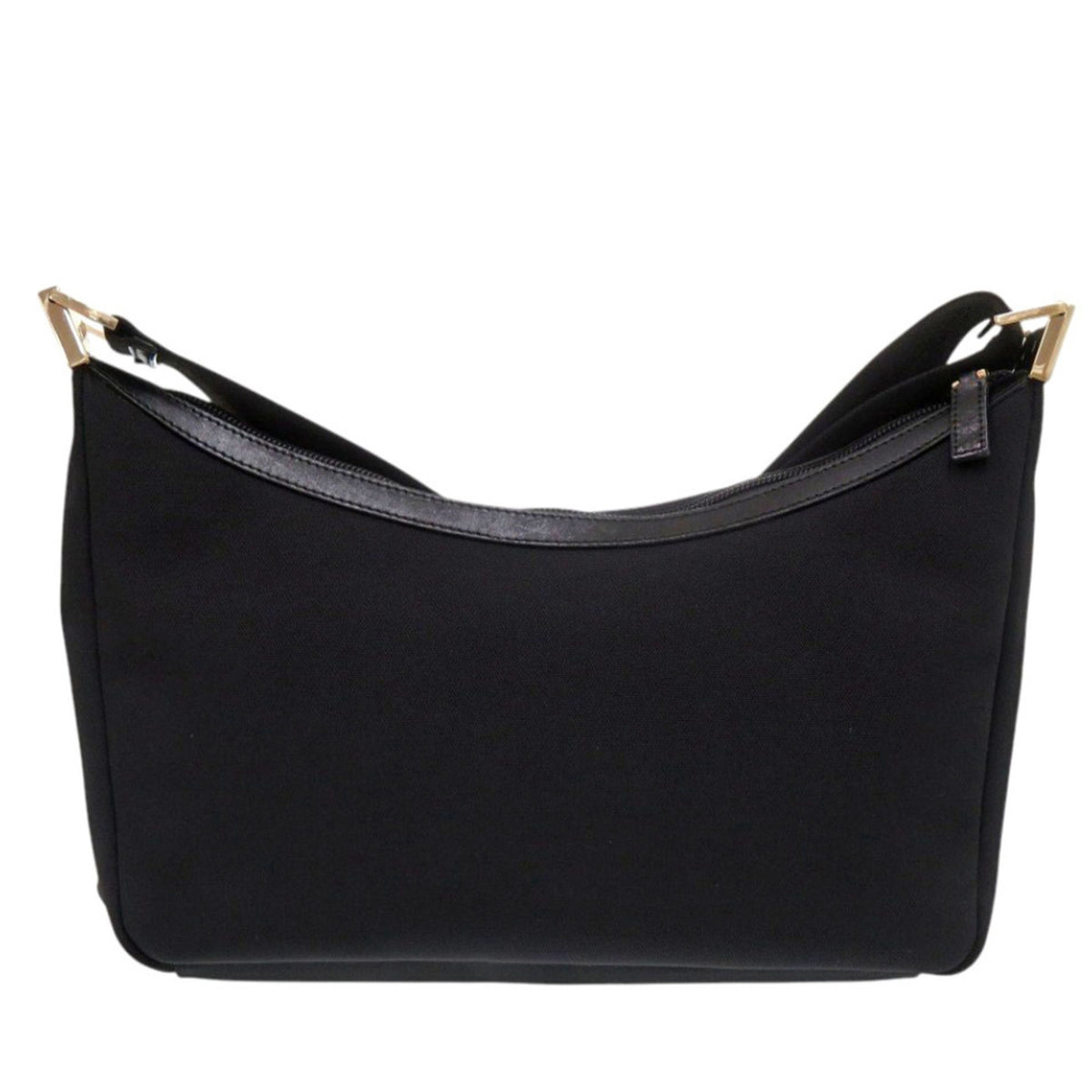 Gucci Black Nylon Canvas Shoulder Bag (Pre-Owned)