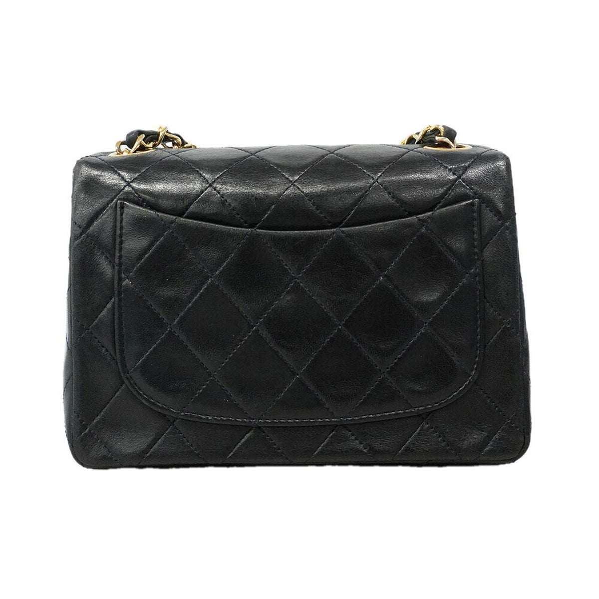 Chanel Black Leather Shoulder Bag (Pre-Owned)