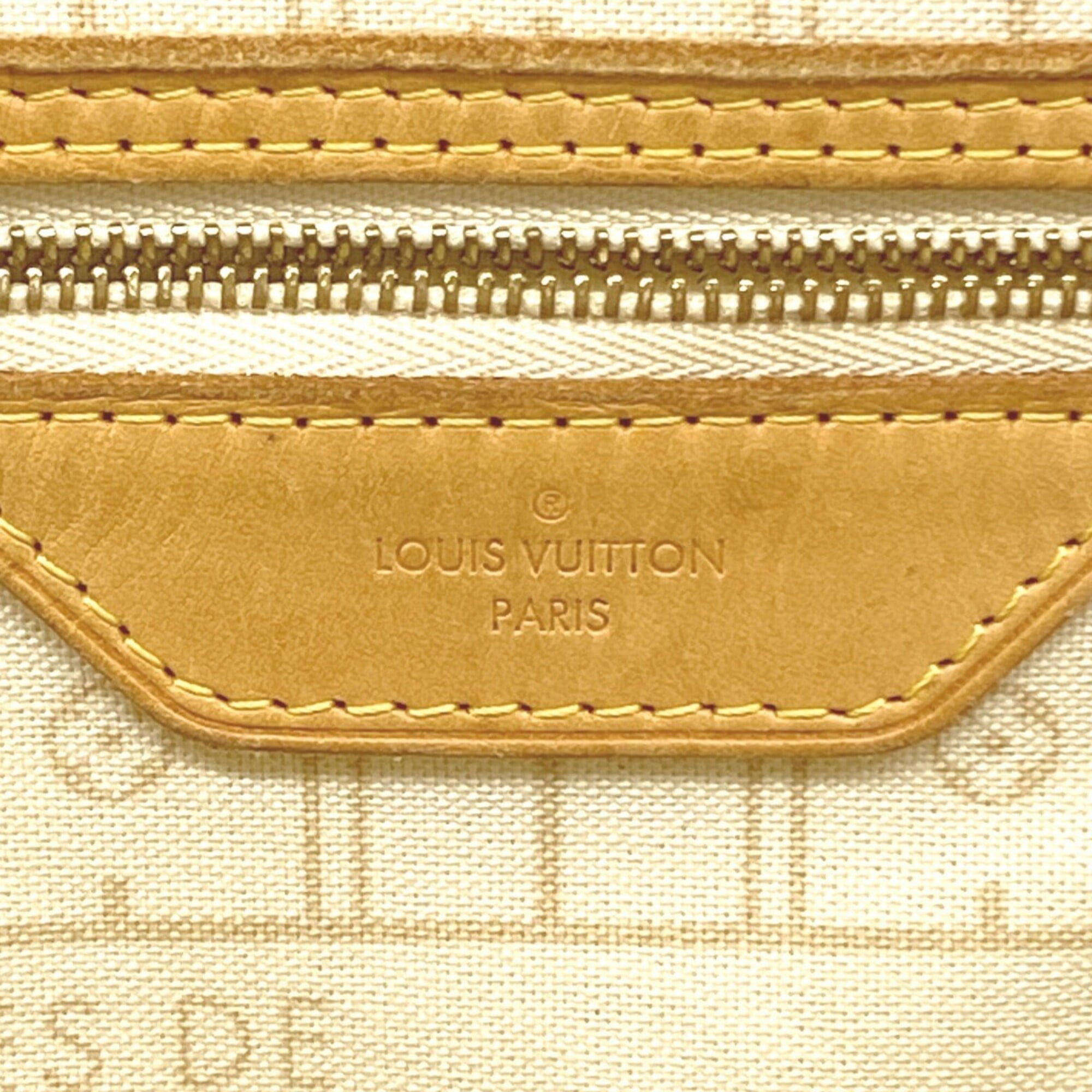 Louis Vuitton White Tote Bag (Pre-Owned)