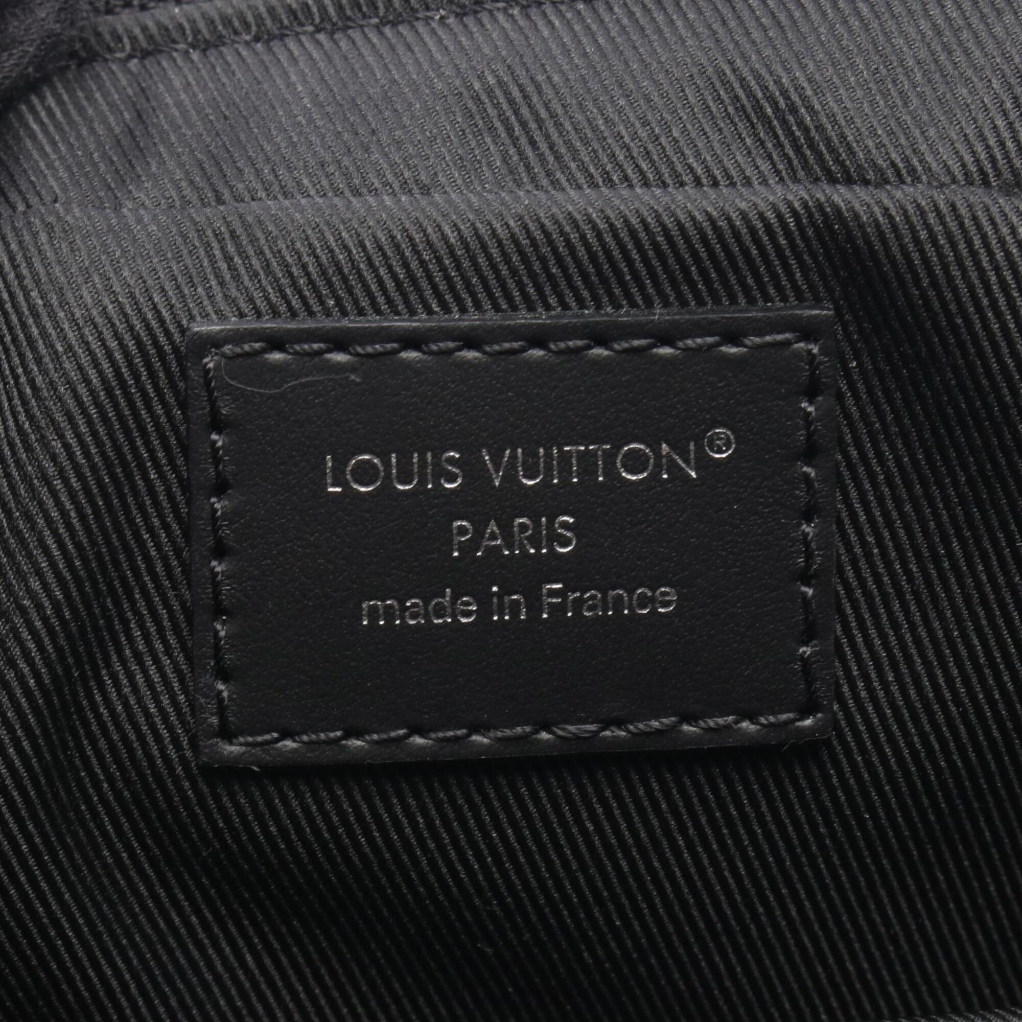 Louis Vuitton Black Damier Graphite Leather Briefcase Handbag (Pre-Owned)