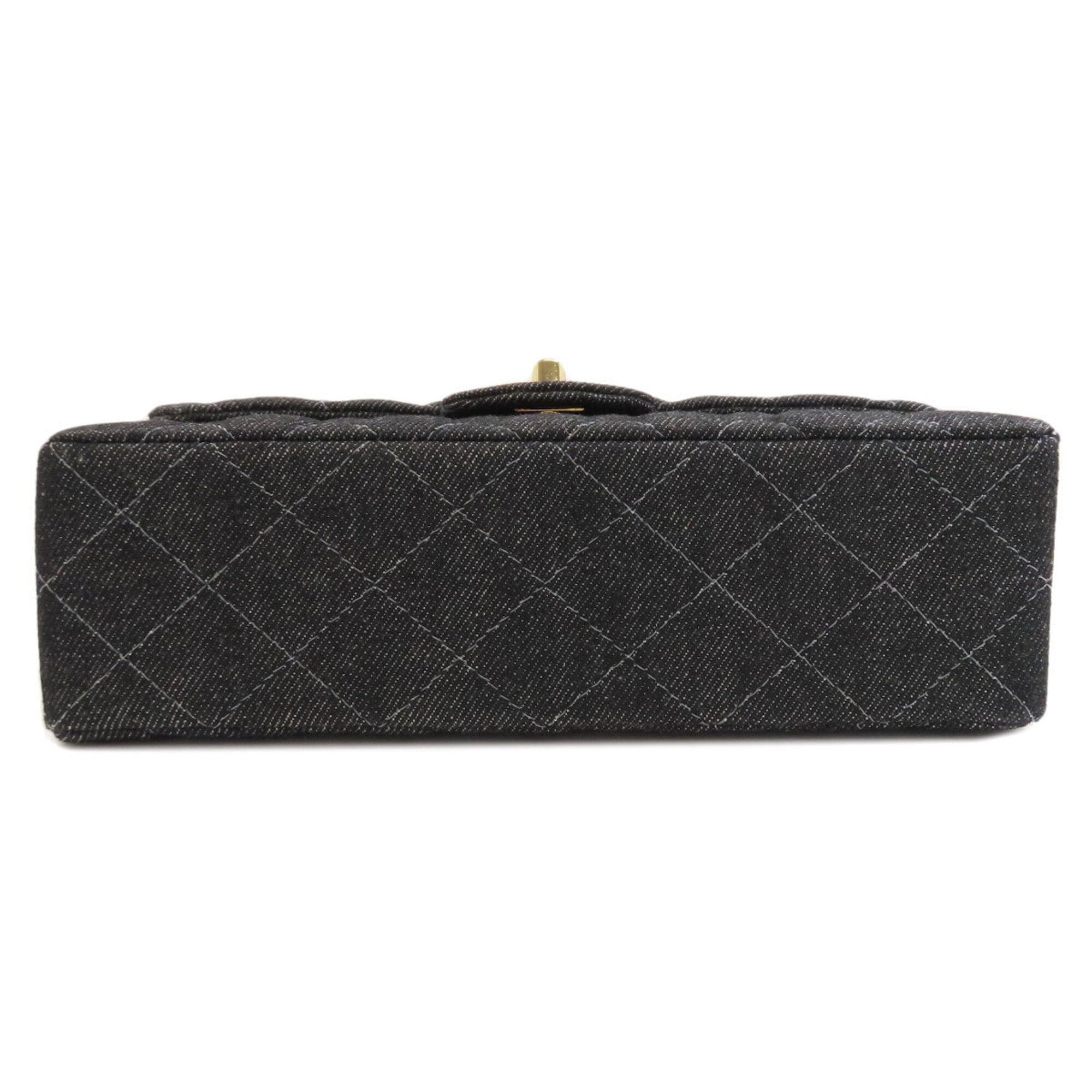 Chanel Black Denim Shoulder Bag (Pre-Owned)