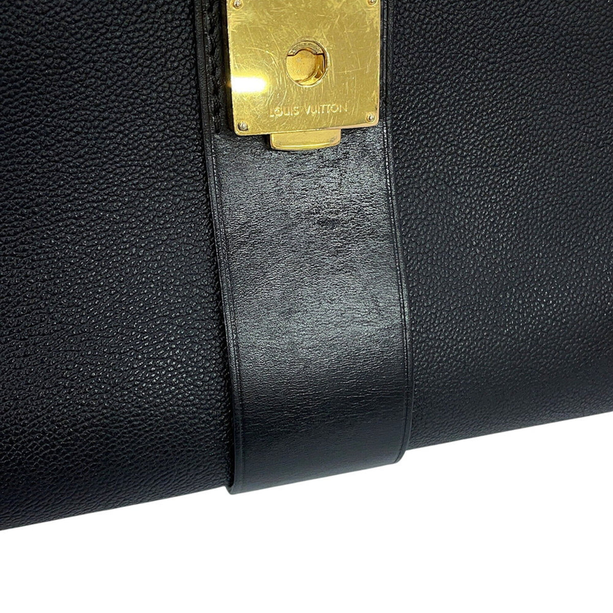 Louis Vuitton Monogram Shadow Black Noir Monogram Shadow Handbag (Pre-Owned)