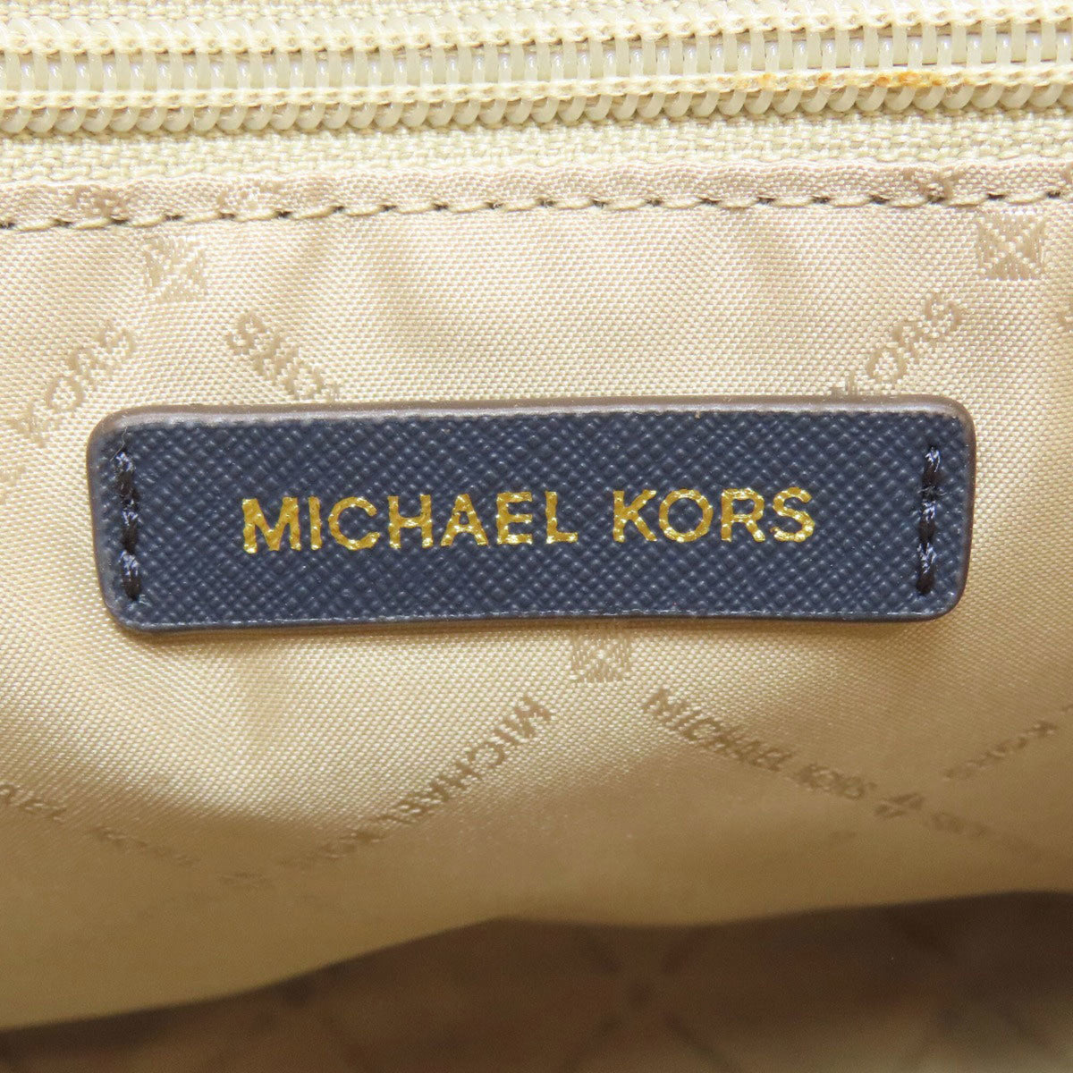 Michael Kors Navy Pvc Tote Bag (Pre-Owned)
