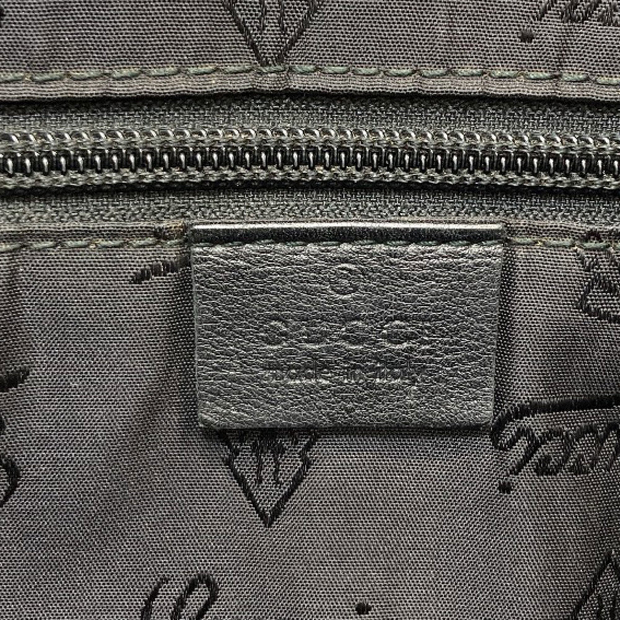 Gucci Black Leather Shoulder Bag (Pre-Owned)