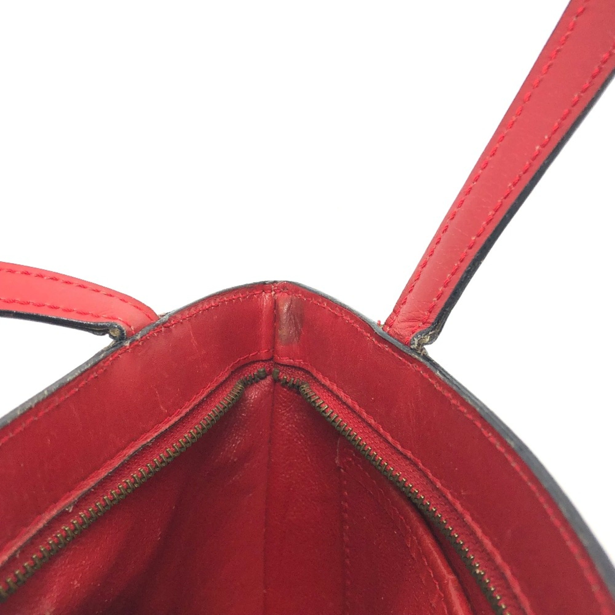 Celine Red Leather Handbag (Pre-Owned)