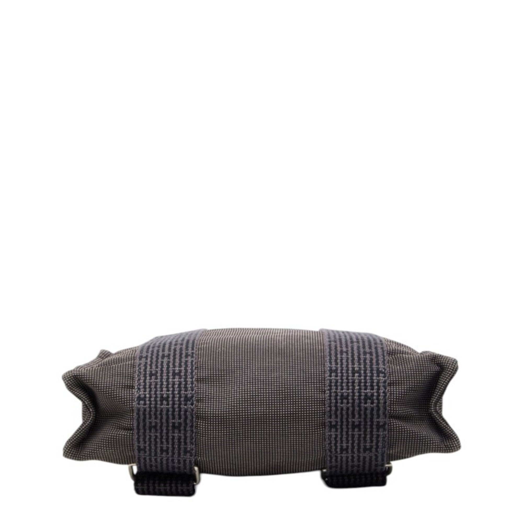 Hermes Black Canvas Backpack (Pre-Owned)