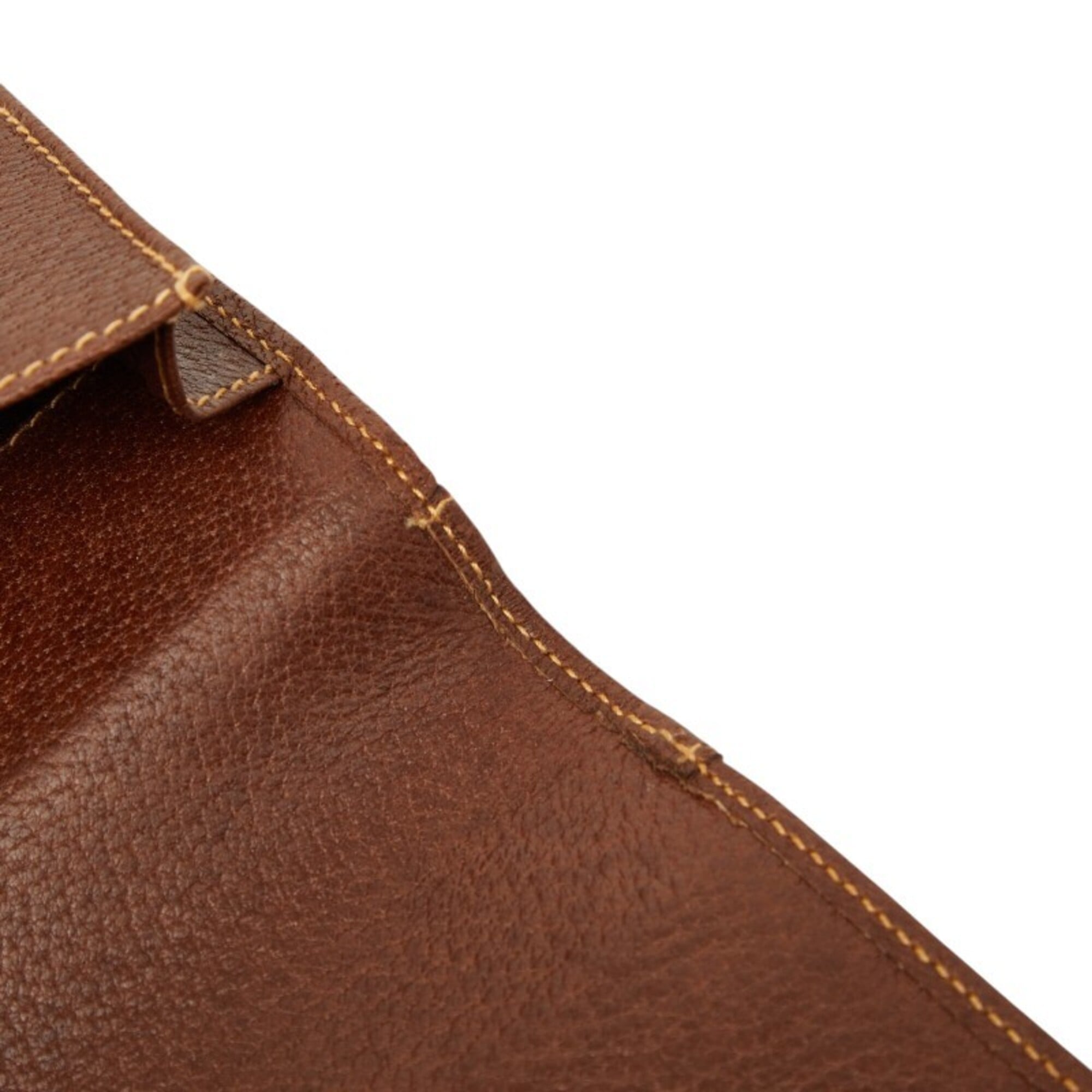 Gucci Brown Leather Document Case (Pre-Owned)