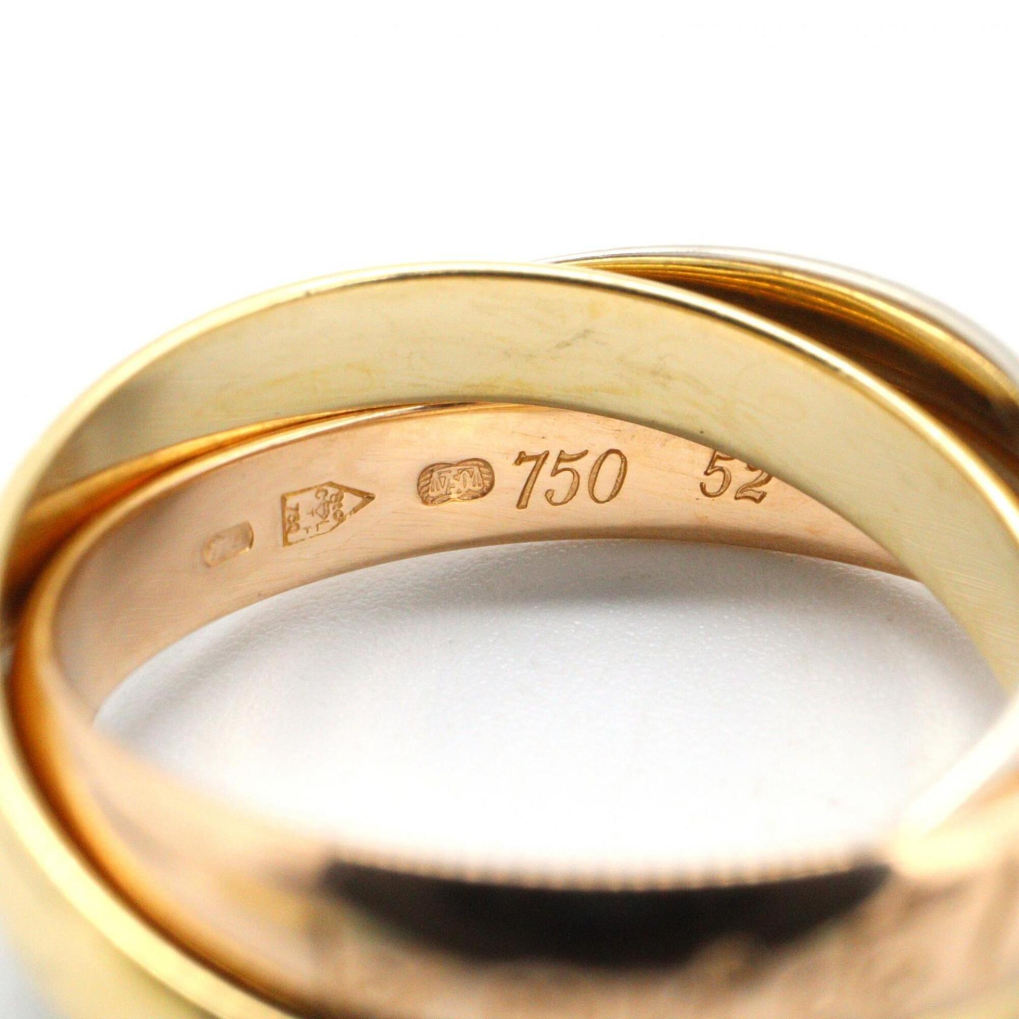Cartier Gold Silver Yellow Gold (18K) Pink Gold (18K) White Gold (18K) Band Ring (Pre-Owned)