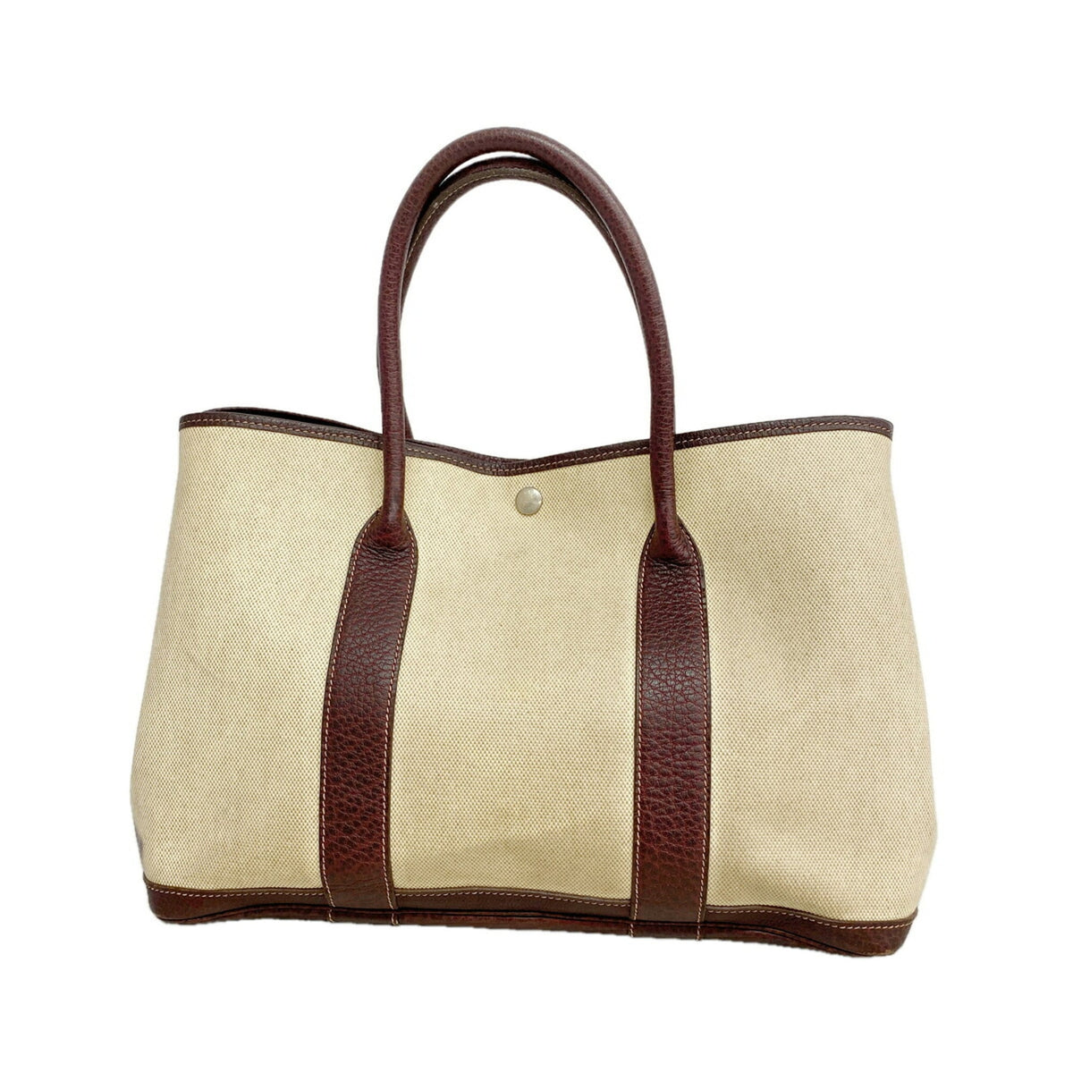 Hermes Brown Toile H Tote Bag (Pre-Owned)