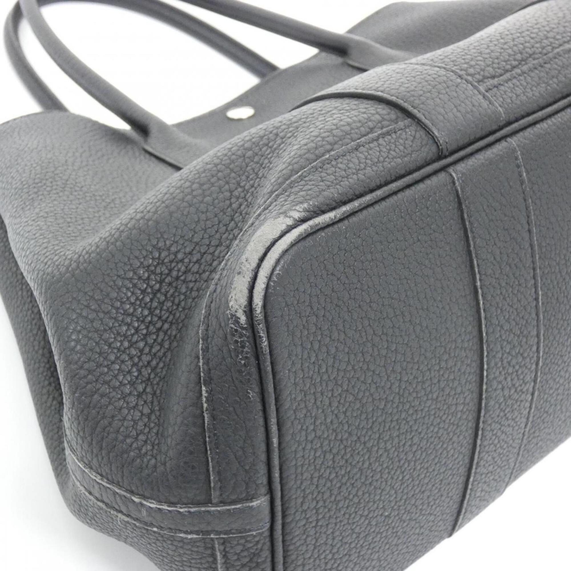 Hermes Black Negonda Leather Handbag (Pre-Owned)