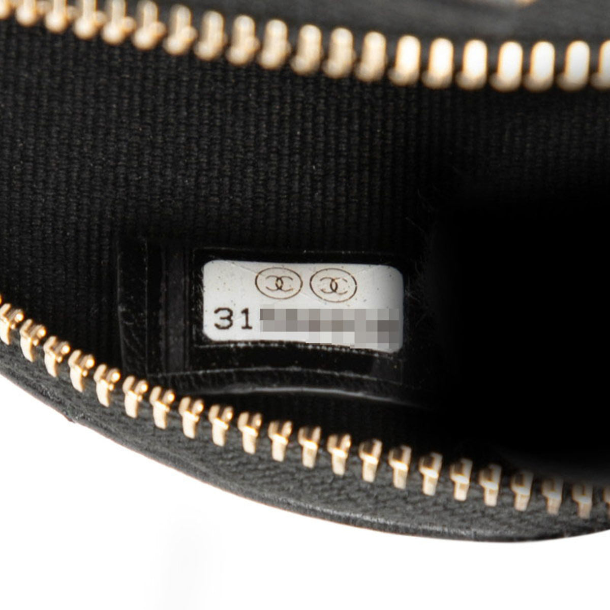 Chanel Black Leather Coin Purse/Coin Case (Pre-Owned)