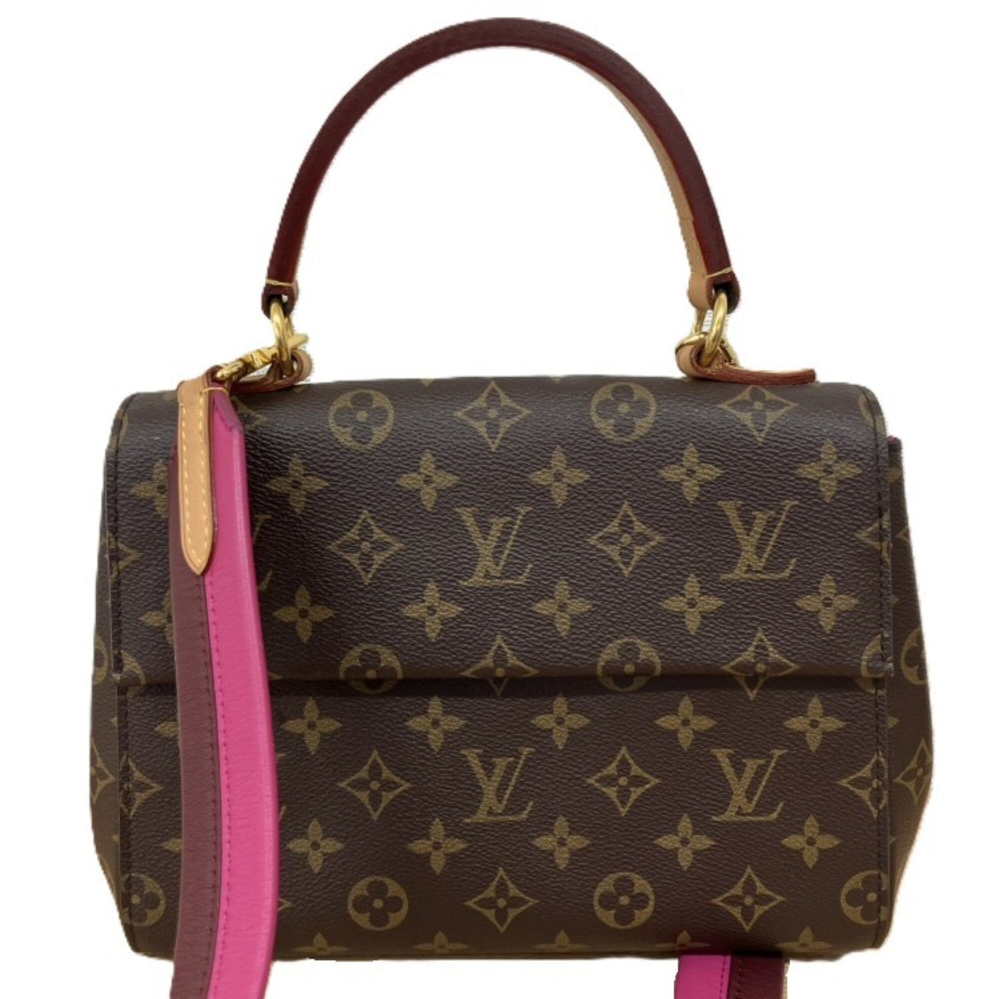 Louis Vuitton Monogram Leather Shoulder Bag (Pre-Owned)