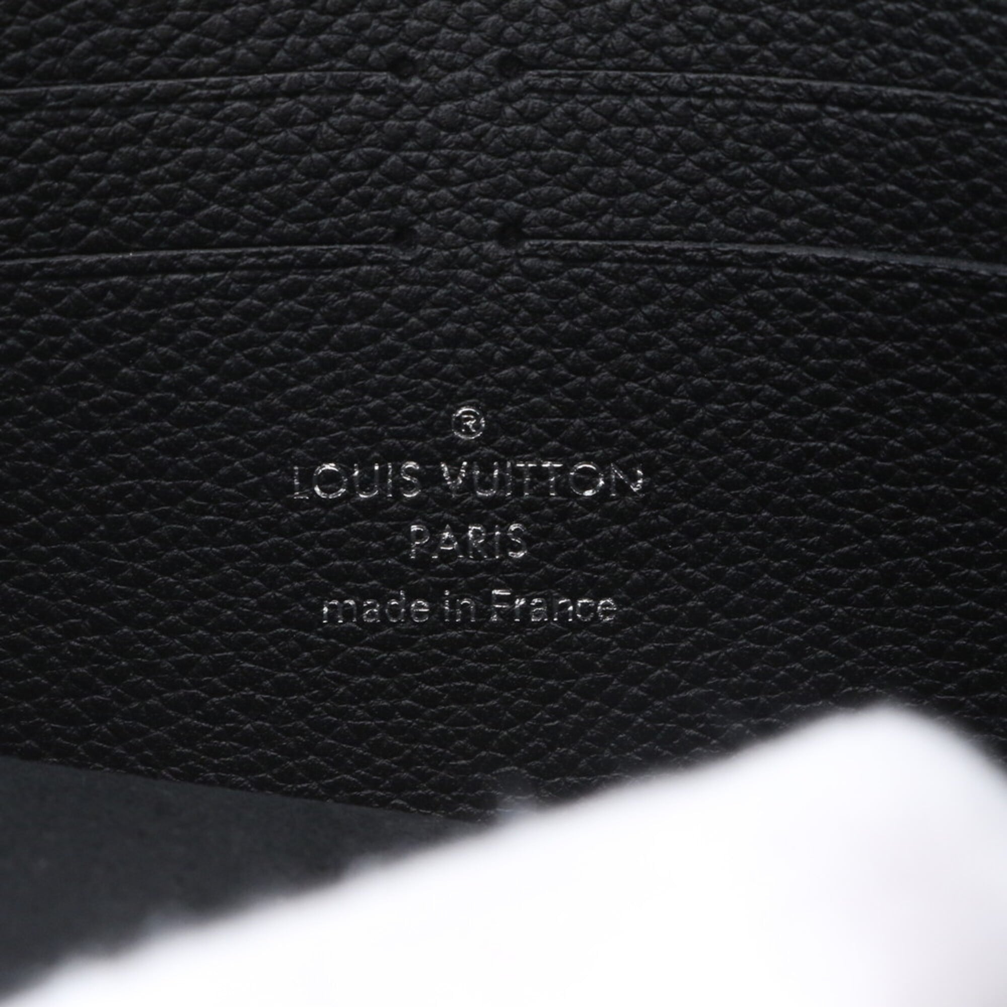 Louis Vuitton Noir Leather Clutch Bag Pochette Shoulder Bag (Pre-Owned)