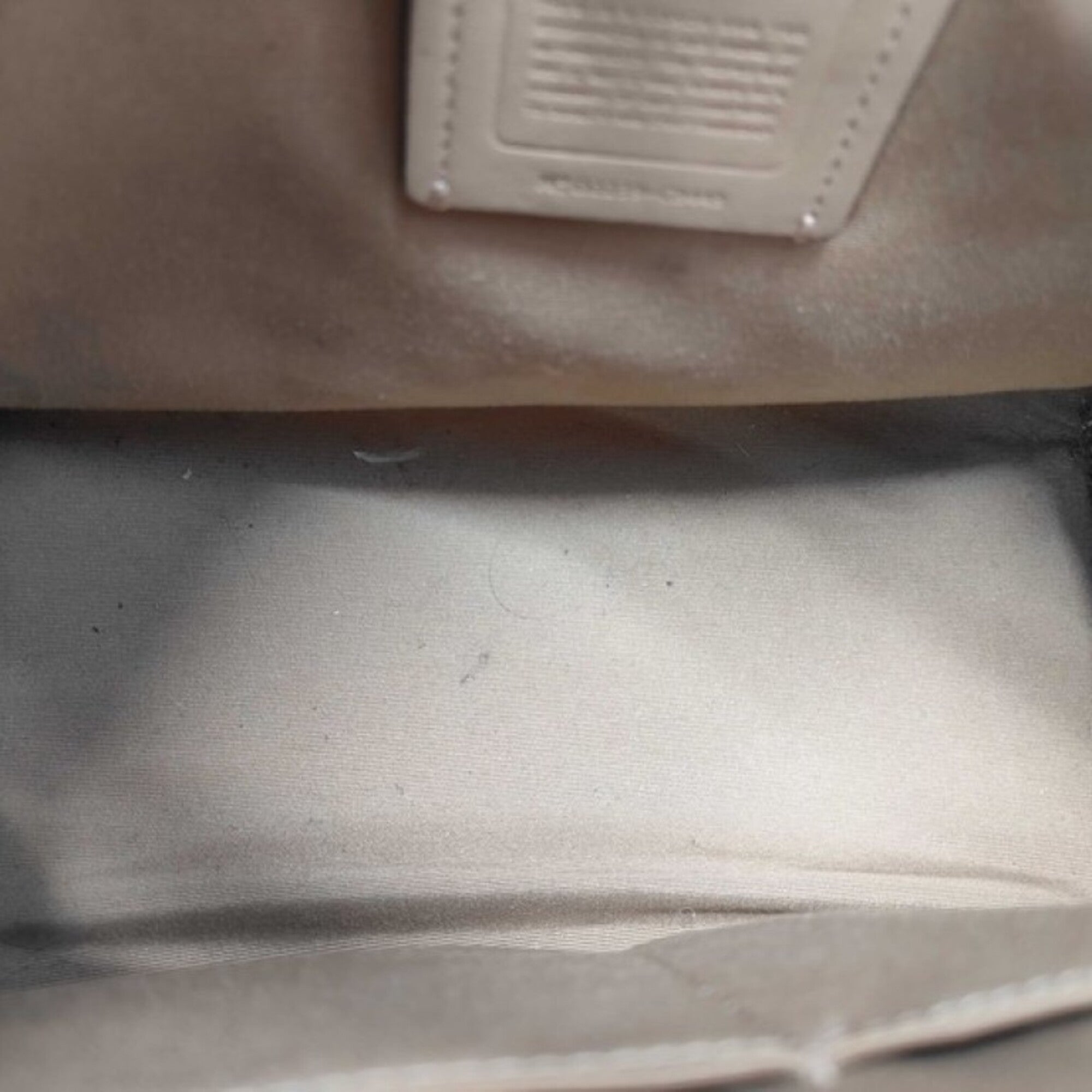 Coach Purple Canvas Leather Handbag Shoulder Bag (Pre-Owned)