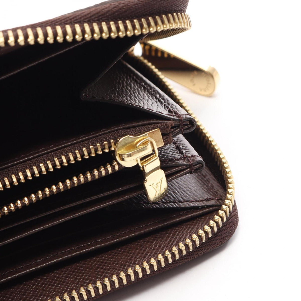Louis Vuitton Brown Pvc Damier Canvas Long Wallet (Bi-Fold) (Pre-Owned)