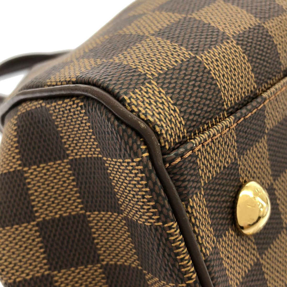 Louis Vuitton Brown Coated Canvas Handbag (Pre-Owned)