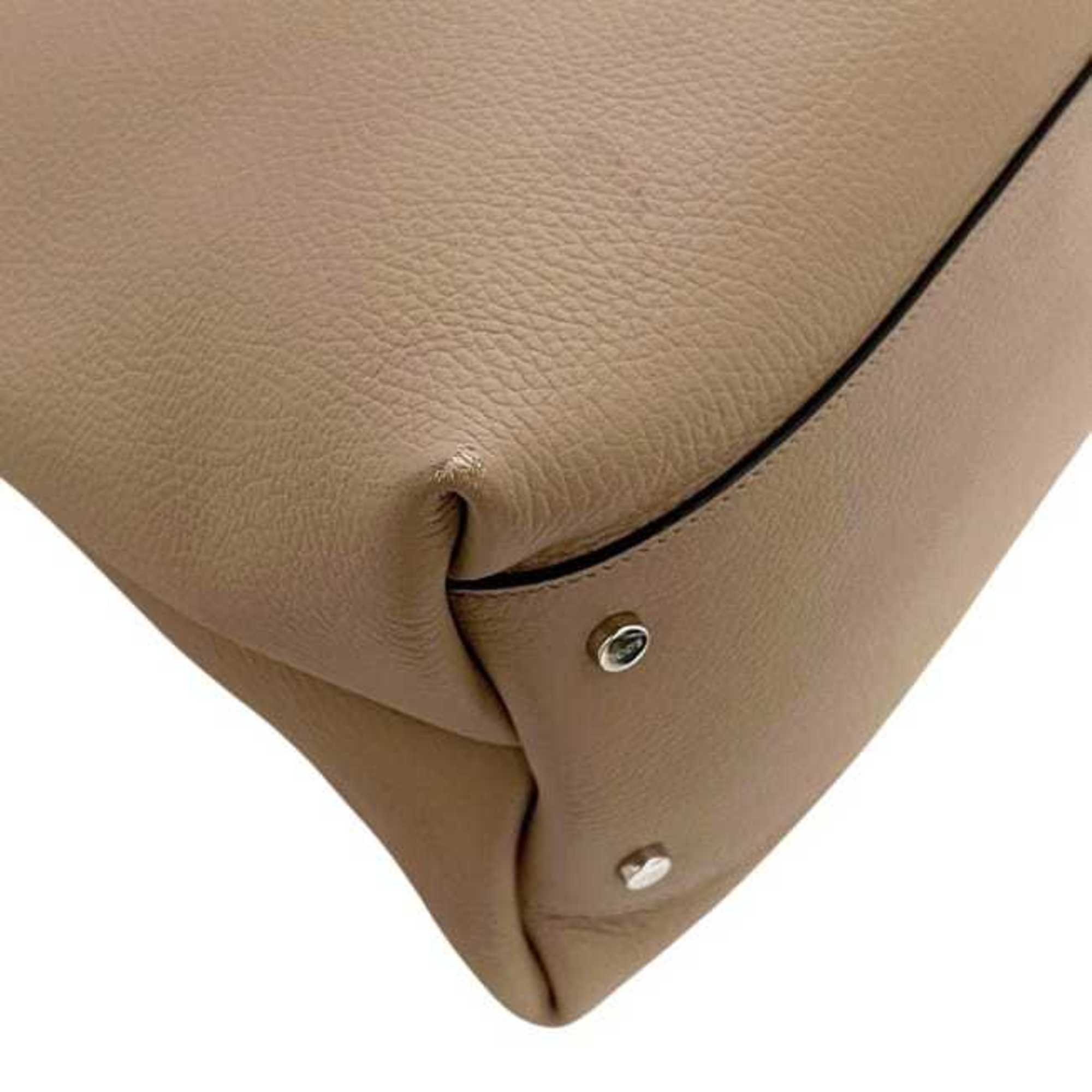 Tod's Beige Leather Tote Bag (Pre-Owned)