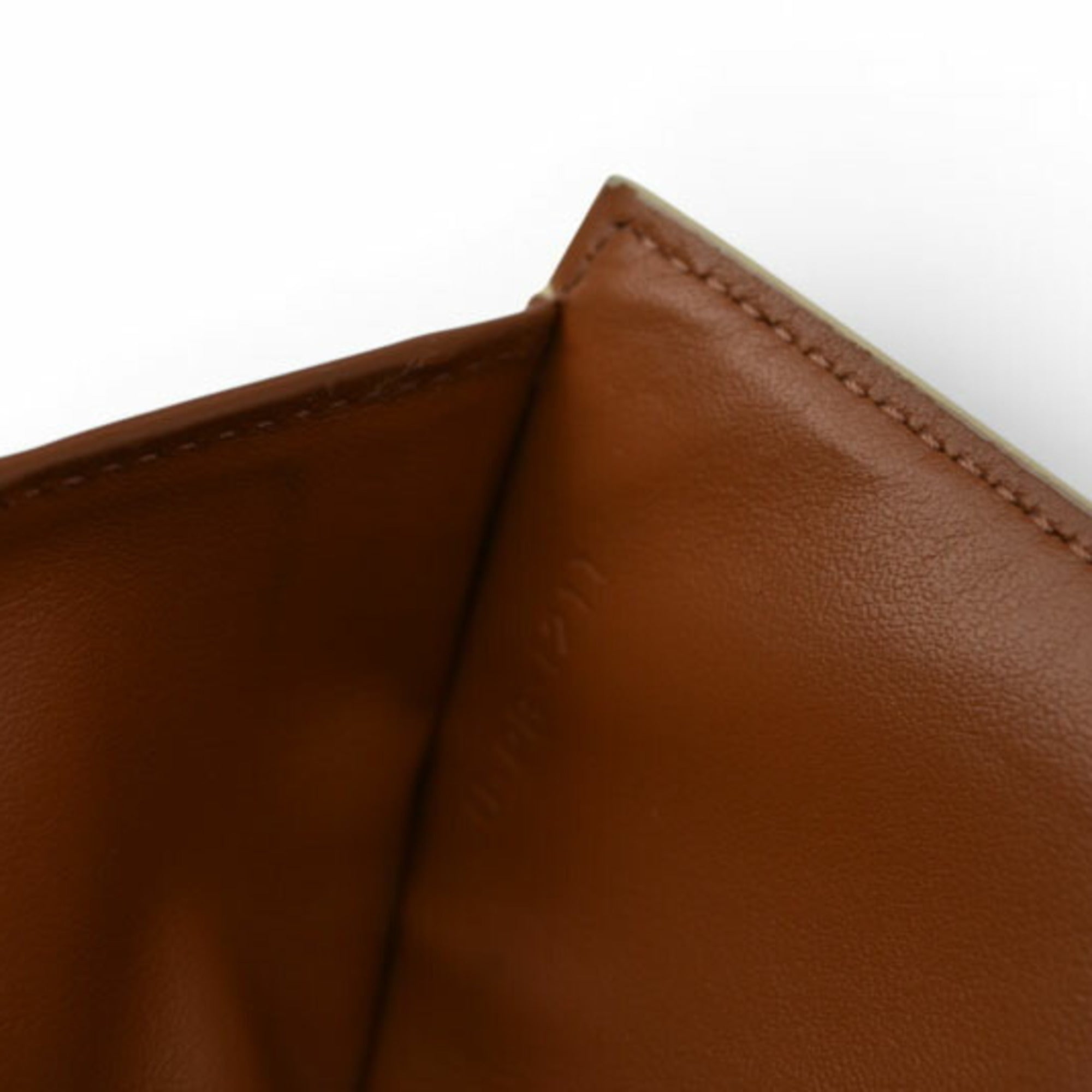 Celine Brown Ivory Coated Canvas Wallet (Bi-Fold) (Pre-Owned)