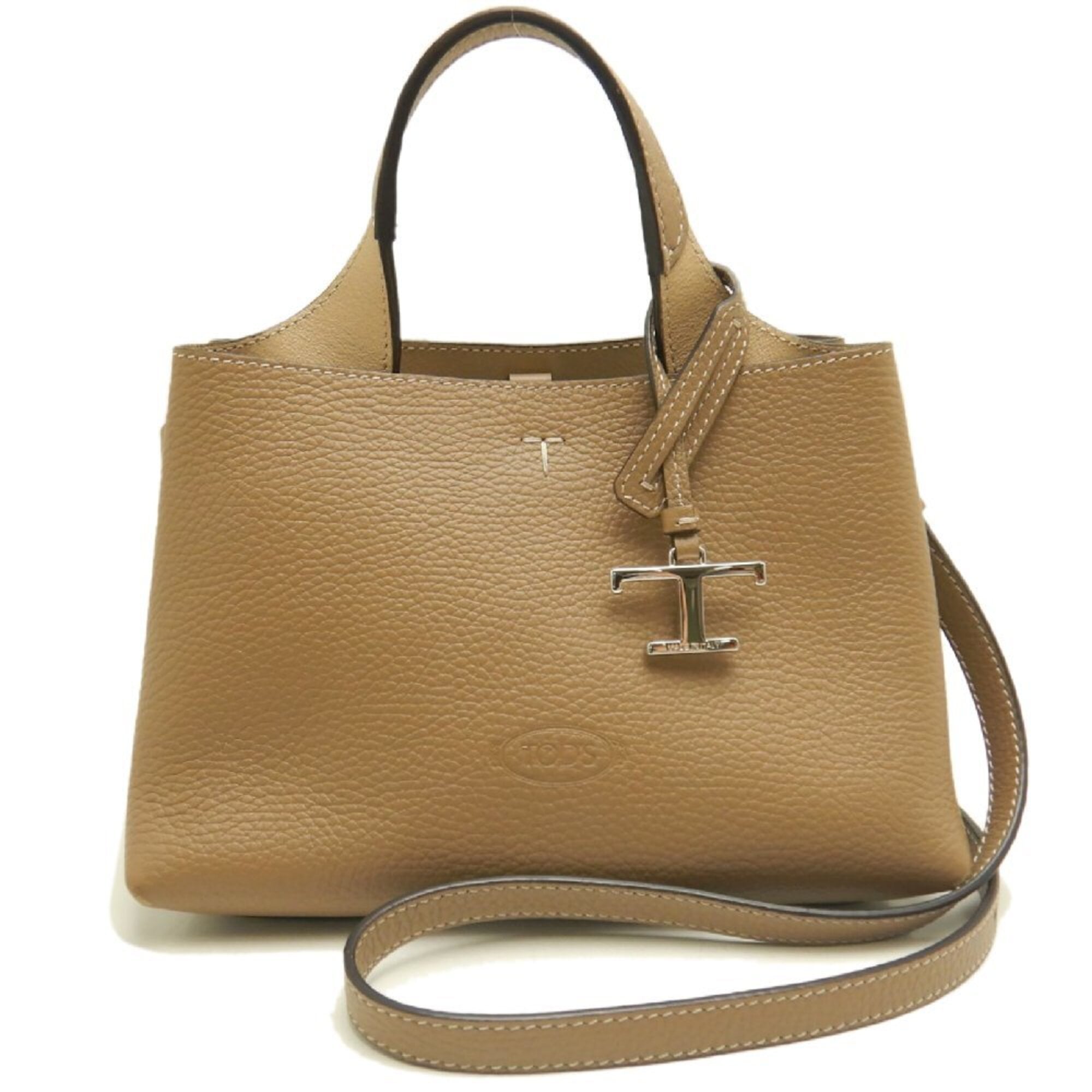 Tod's Brown Leather Handbag (Pre-Owned)