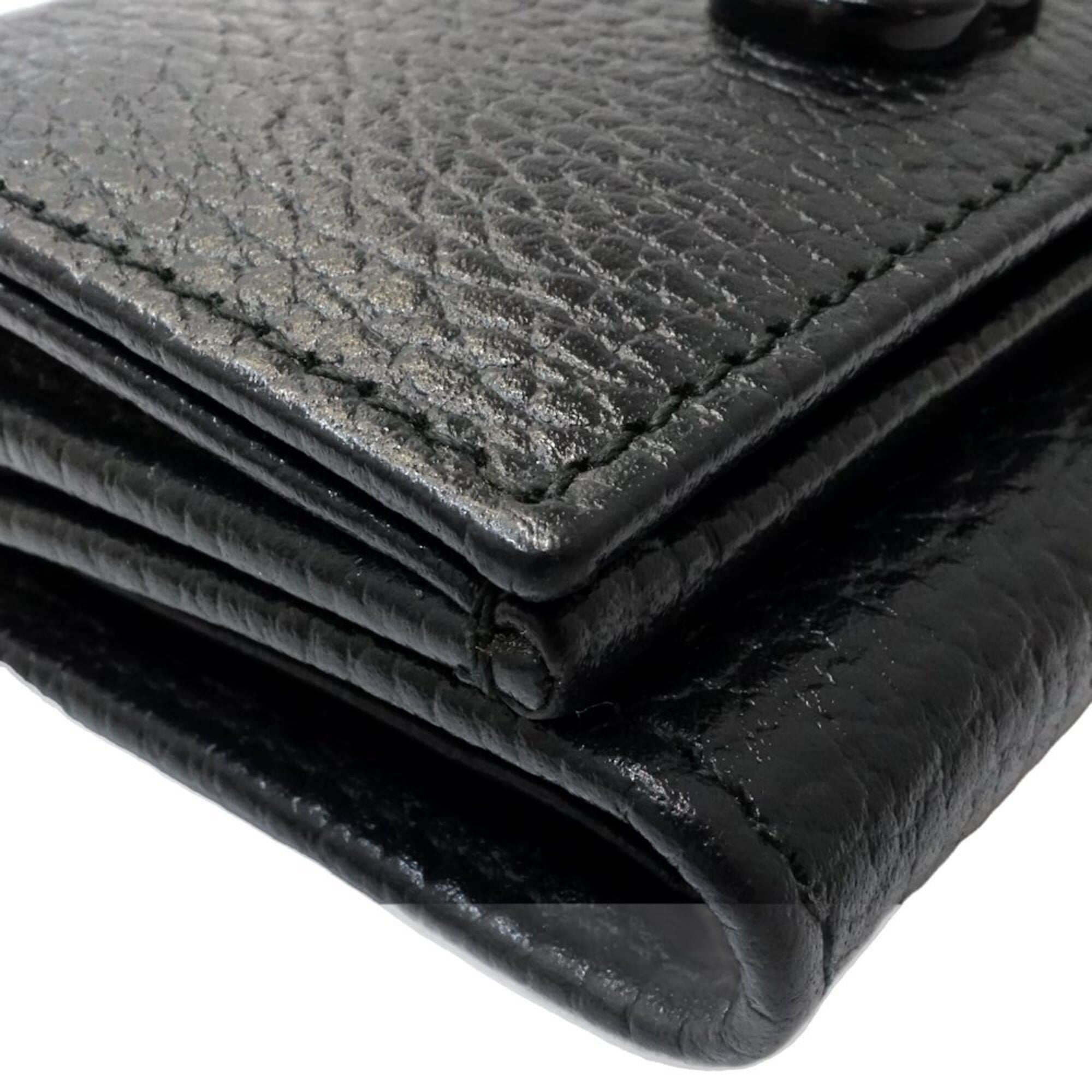 Gucci Black Leather Wallet (Tri-Fold) (Pre-Owned)