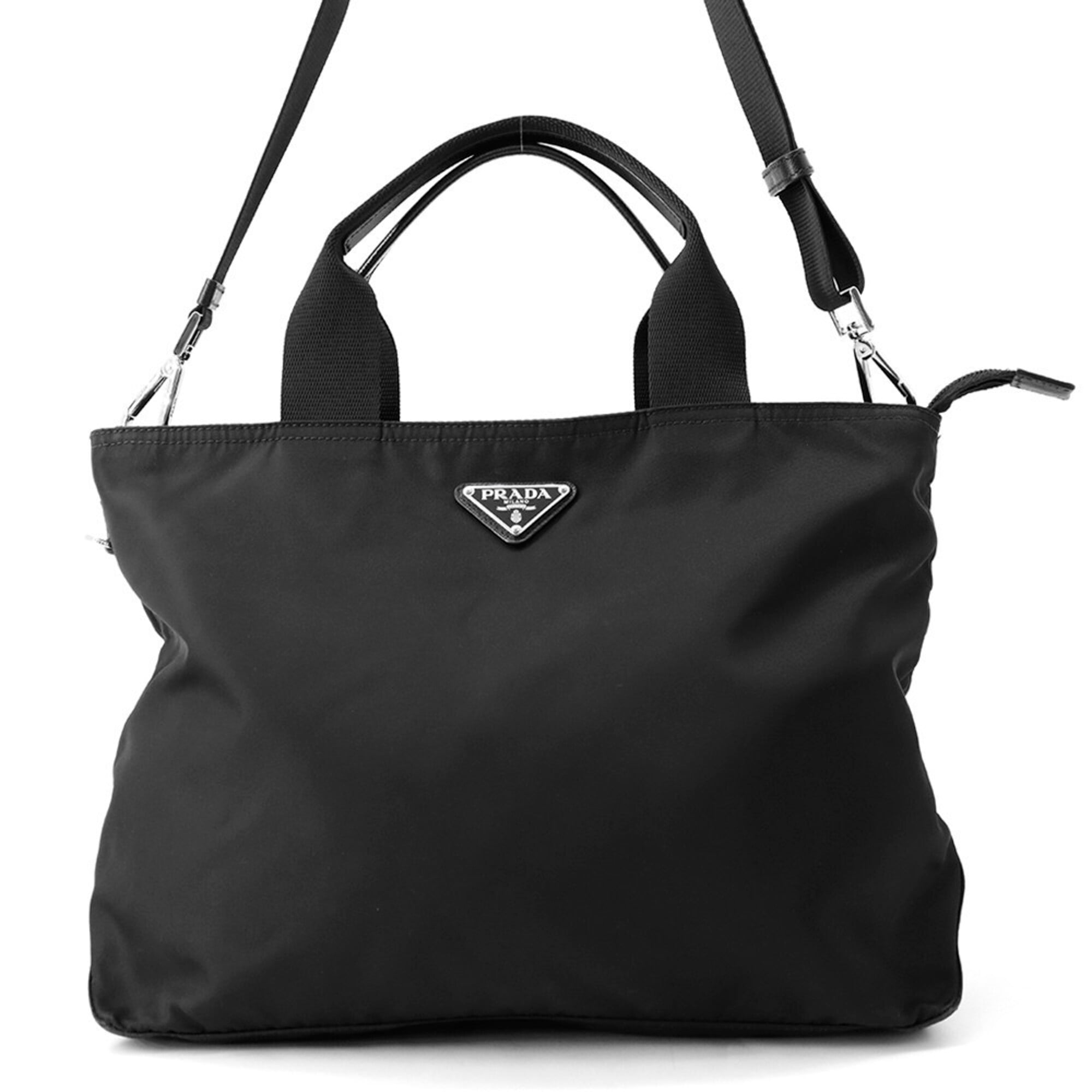 Prada Black Nylon Handbag (Pre-Owned)