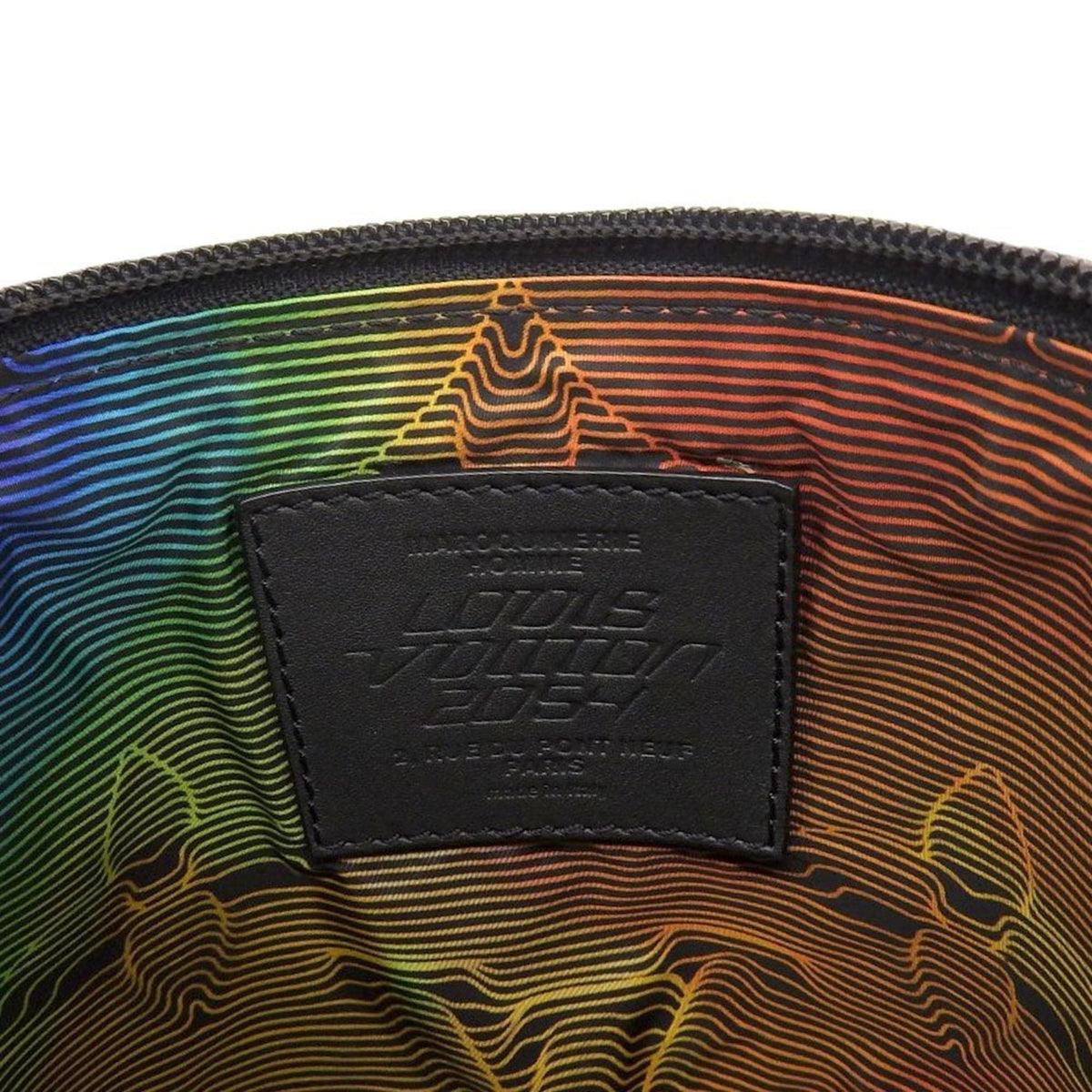 Louis Vuitton Black Multi-Color Nylon Shoulder Bag (Pre-Owned)