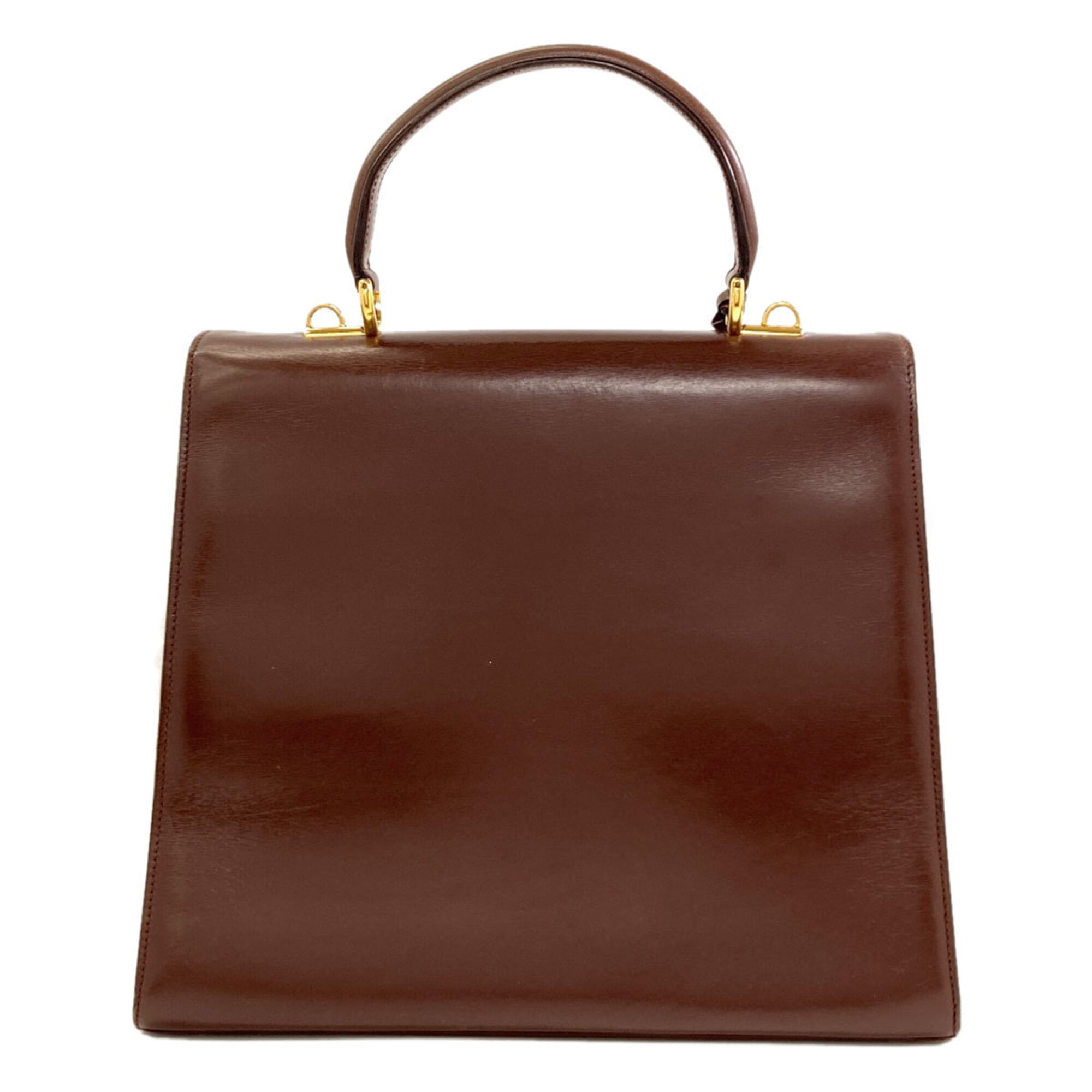 Gucci Brown Leather Handbag (Pre-Owned)