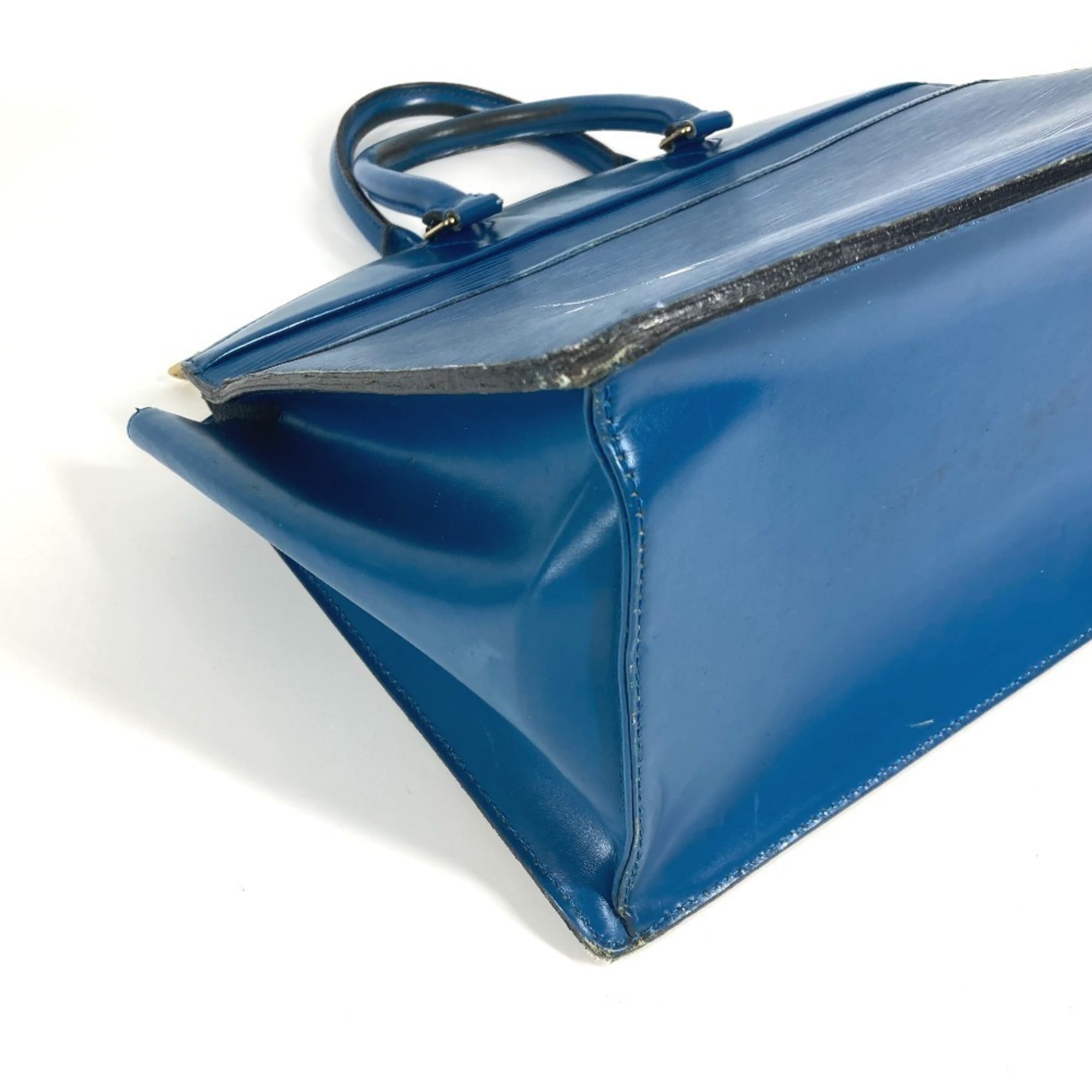 Louis Vuitton Epi Blue Toledo Blue Epi Leather Shoulder Bag Tote Bag (Pre-Owned)