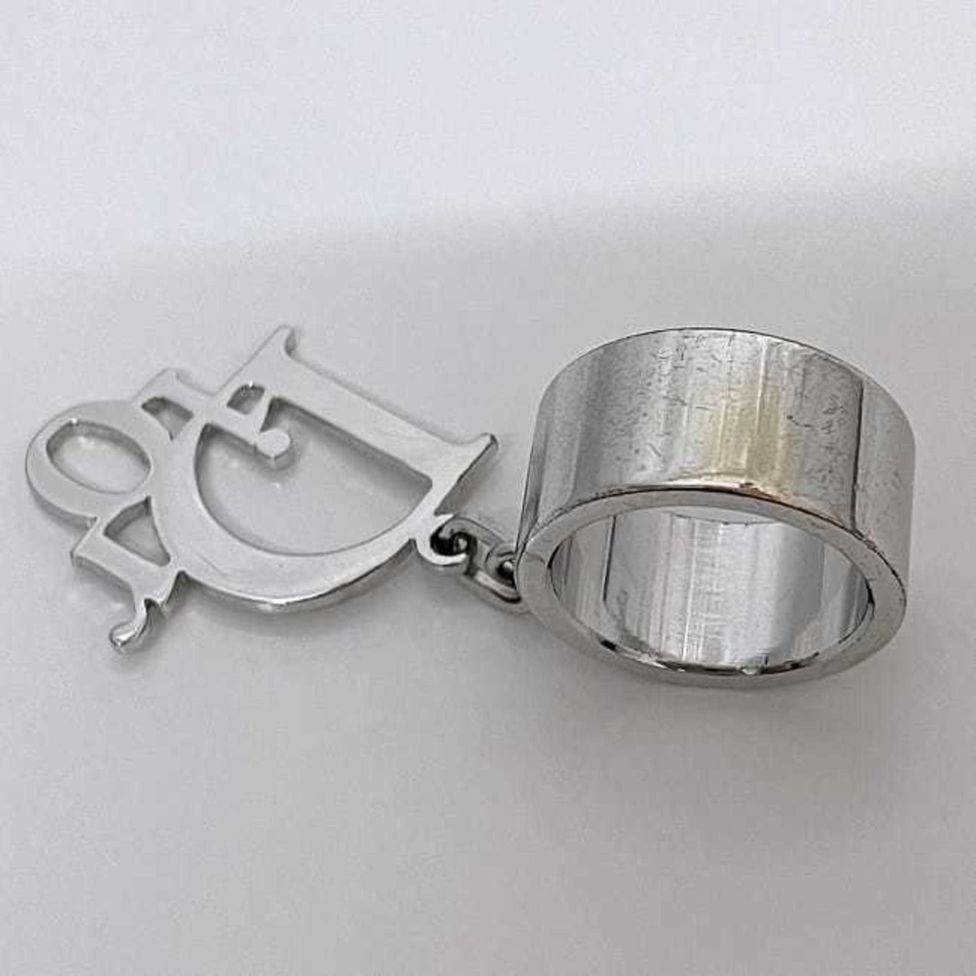 Christian Dior Silver Metal Band Ring (Pre-Owned)