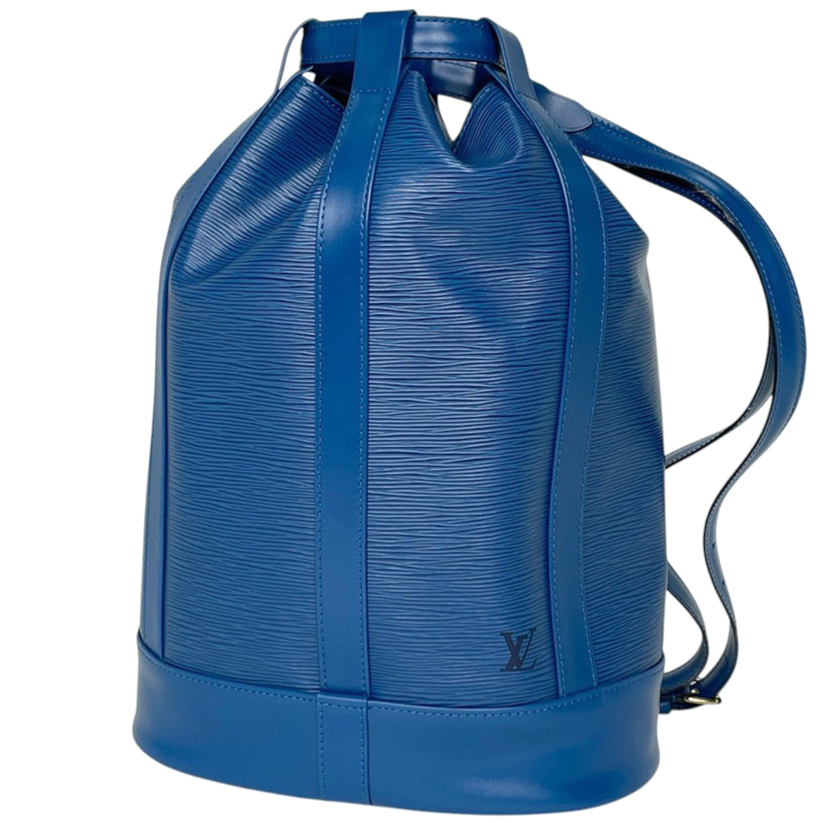 Louis Vuitton Epi Toledo Blue Epi Leather Shoulder Bag (Pre-Owned)