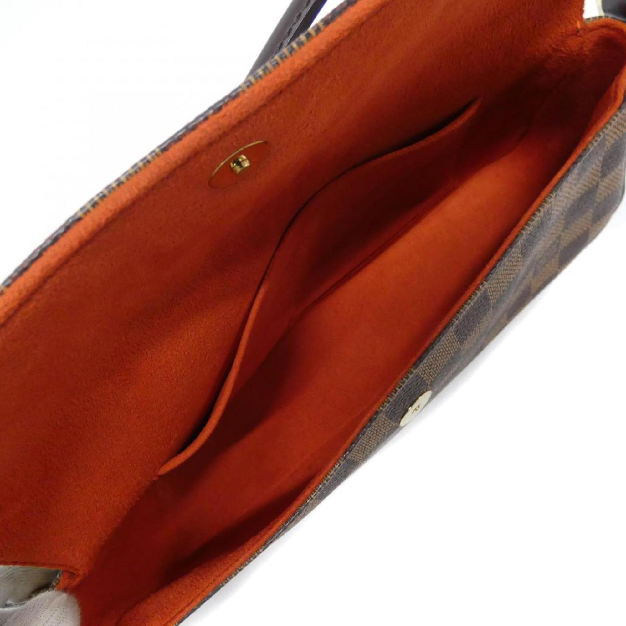Louis Vuitton Ebene Coated Canvas Shoulder Bag (Pre-Owned)