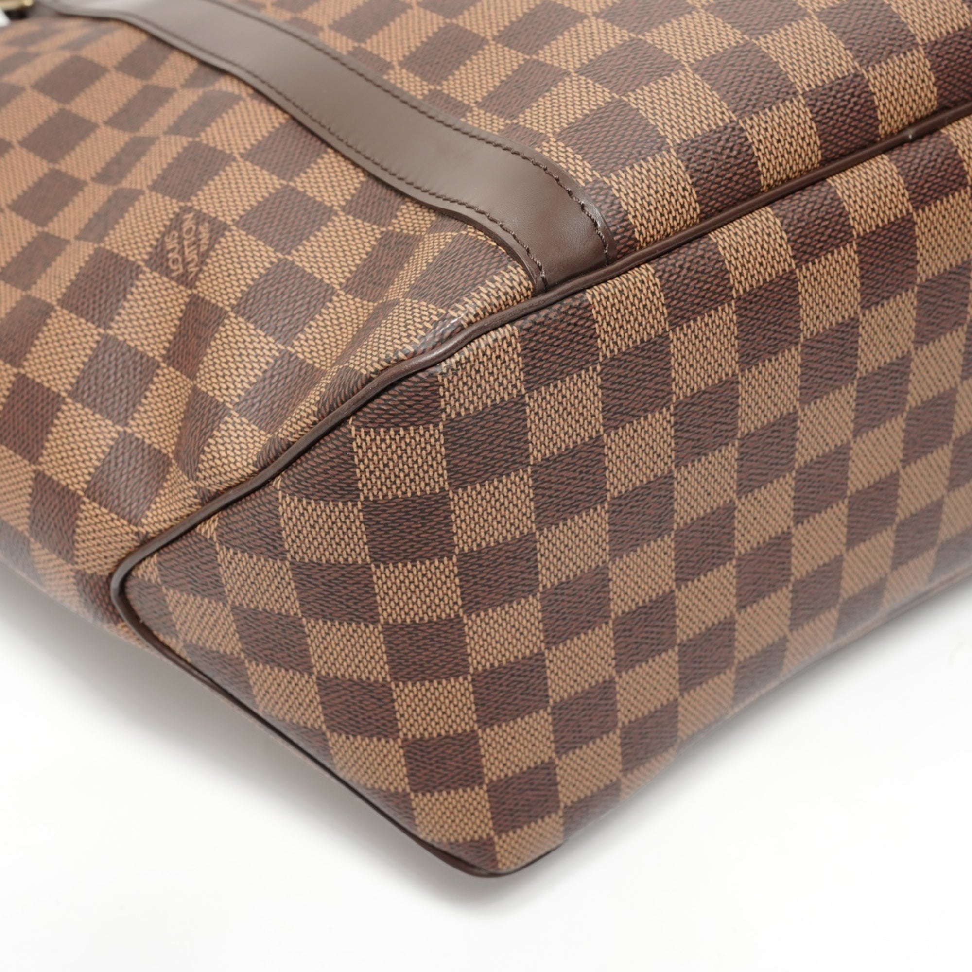 Louis Vuitton Damier Brown Damier Canvas Tote Bag (Pre-Owned)