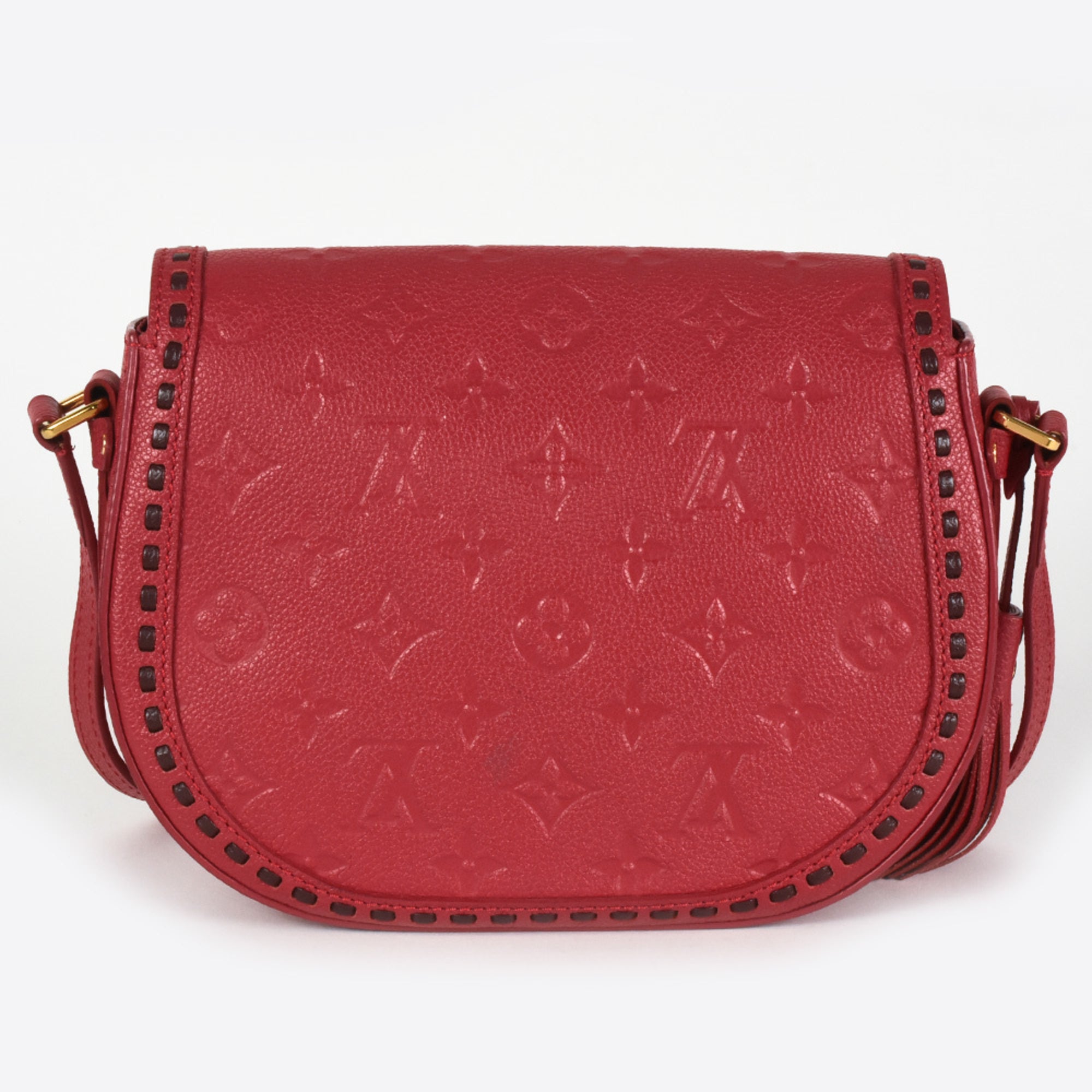 Louis Vuitton Red Color Monogram Empreinte Shoulder Bag (Pre-Owned)