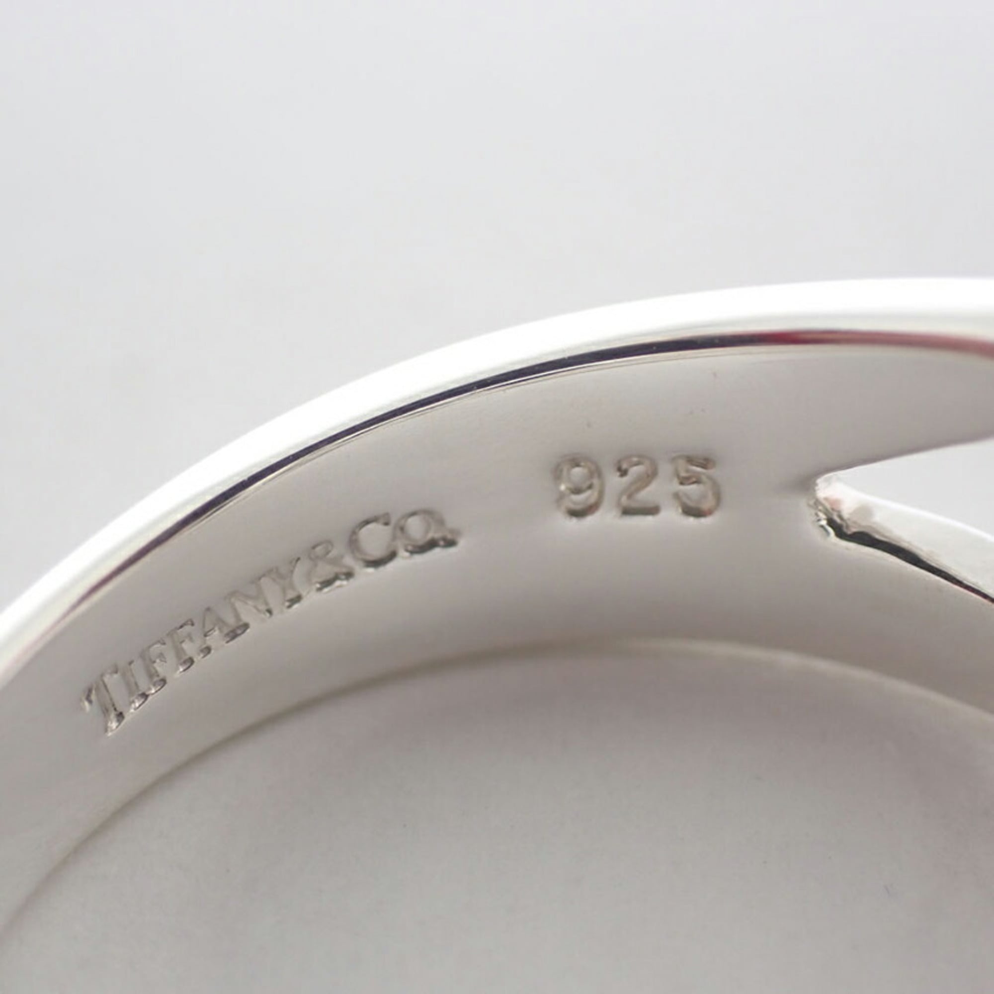 Tiffany Sterling Silver 925 Band Ring (Pre-Owned)