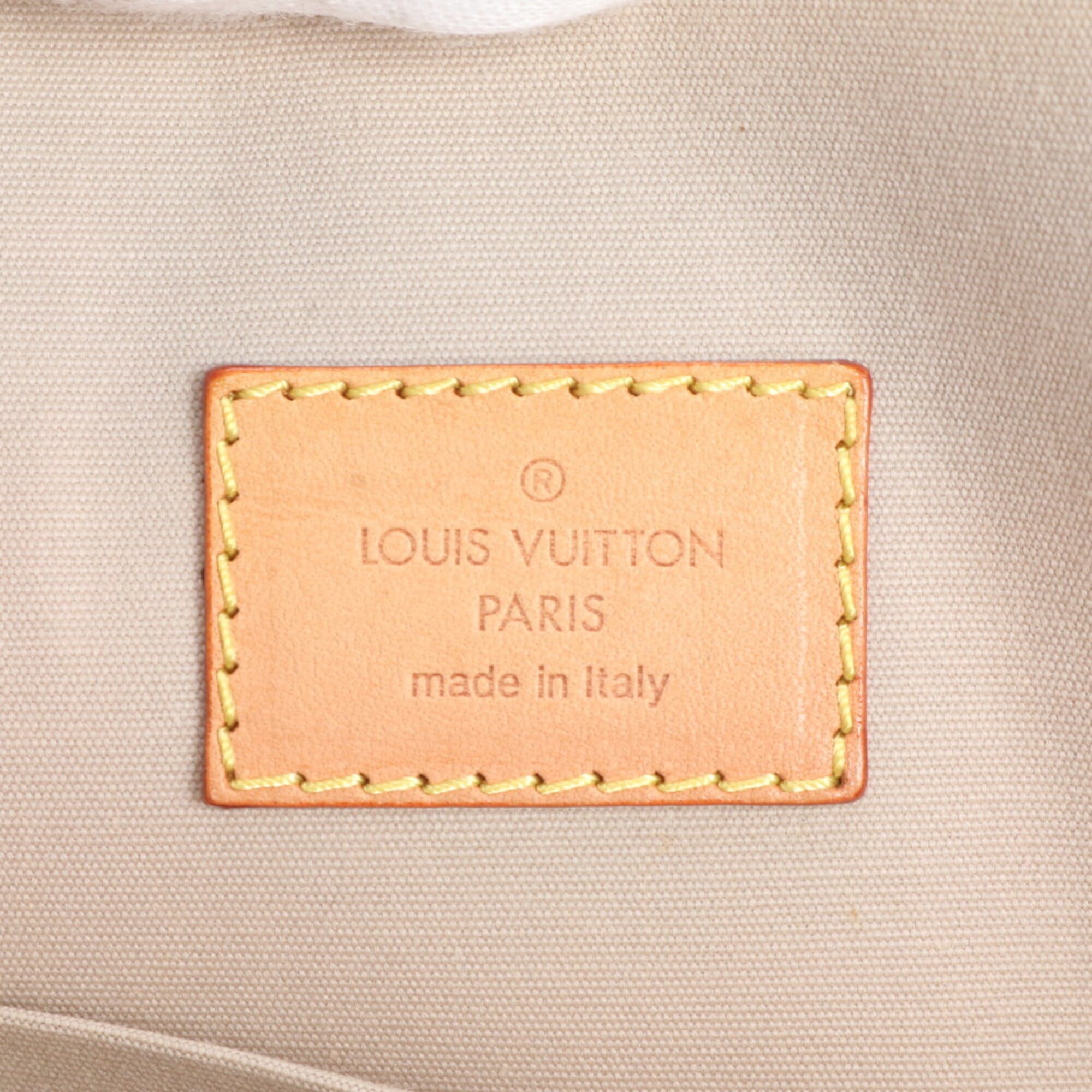Louis Vuitton Gold Leather Handbag Tote Bag (Pre-Owned)