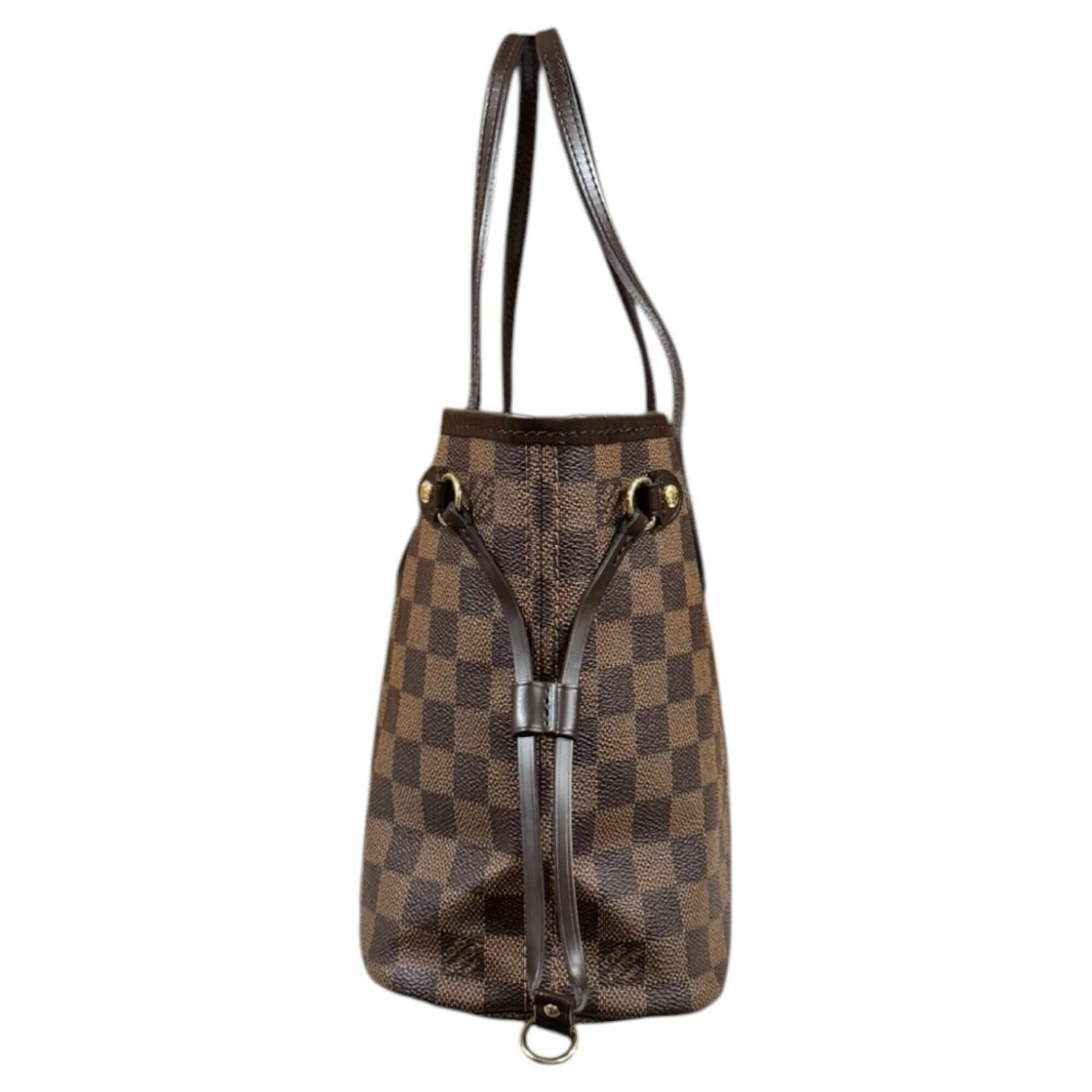 Louis Vuitton Damier Brown Damier Canvas Tote Bag (Pre-Owned)