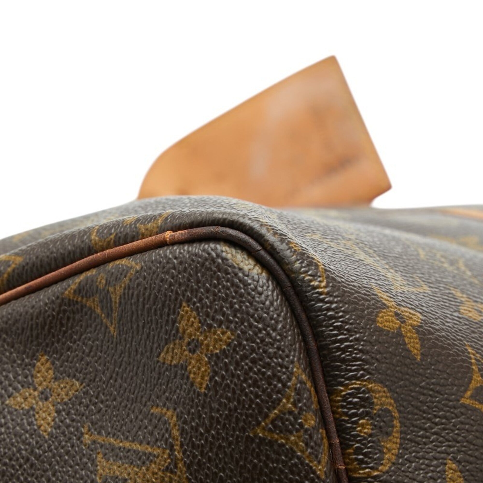 Louis Vuitton Monogram Brown Pvc Leather Boston Bag Shoulder Bag (Pre-Owned)