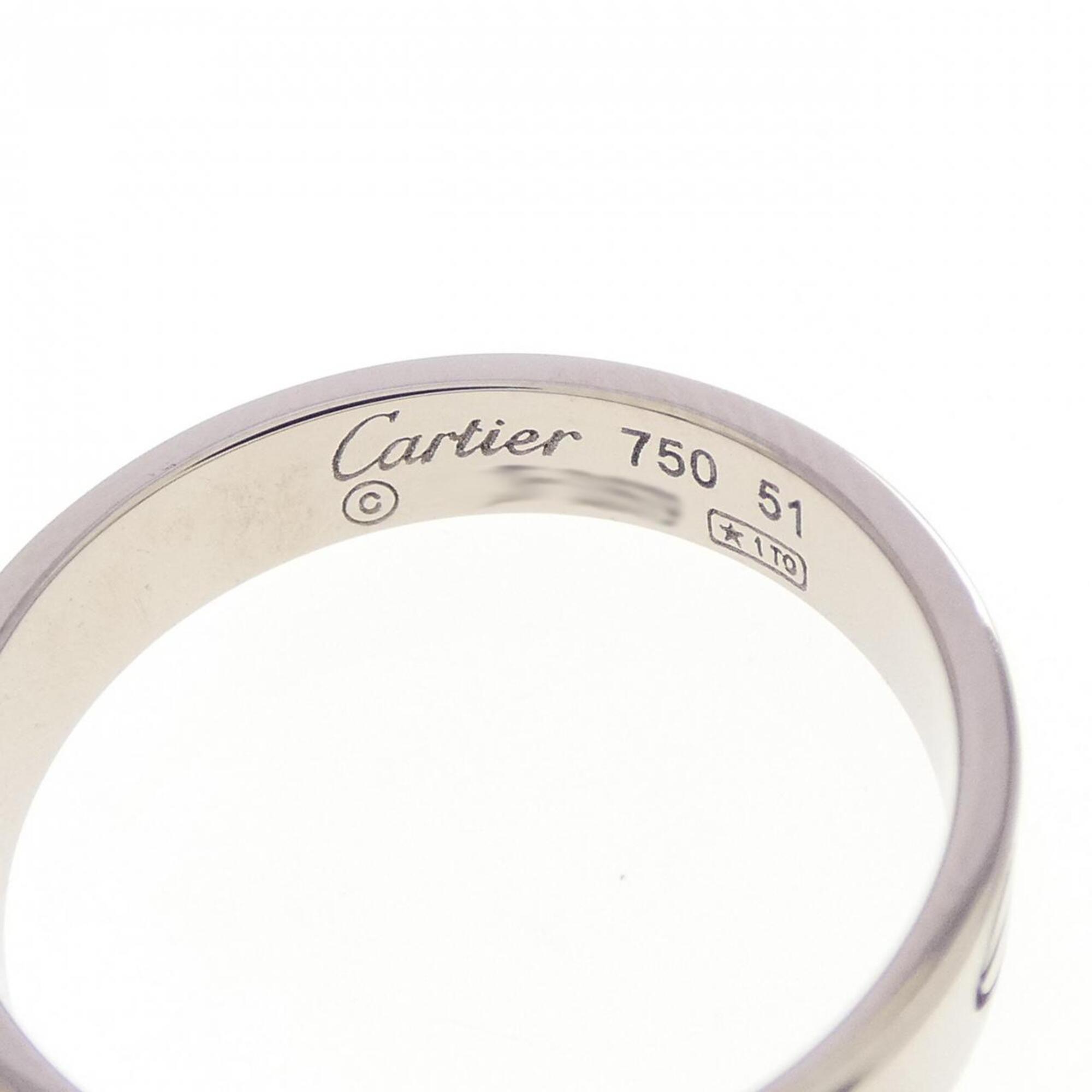 Cartier White Gold (18K) Band Ring (Pre-Owned)
