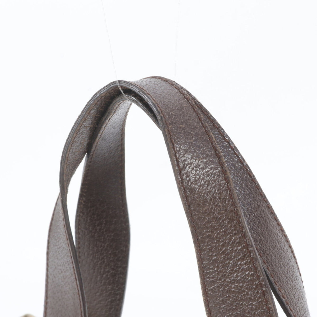 Bvlgari Beige Leather Canvas Handbag Shoulder Bag Tote Bag (Pre-Owned)