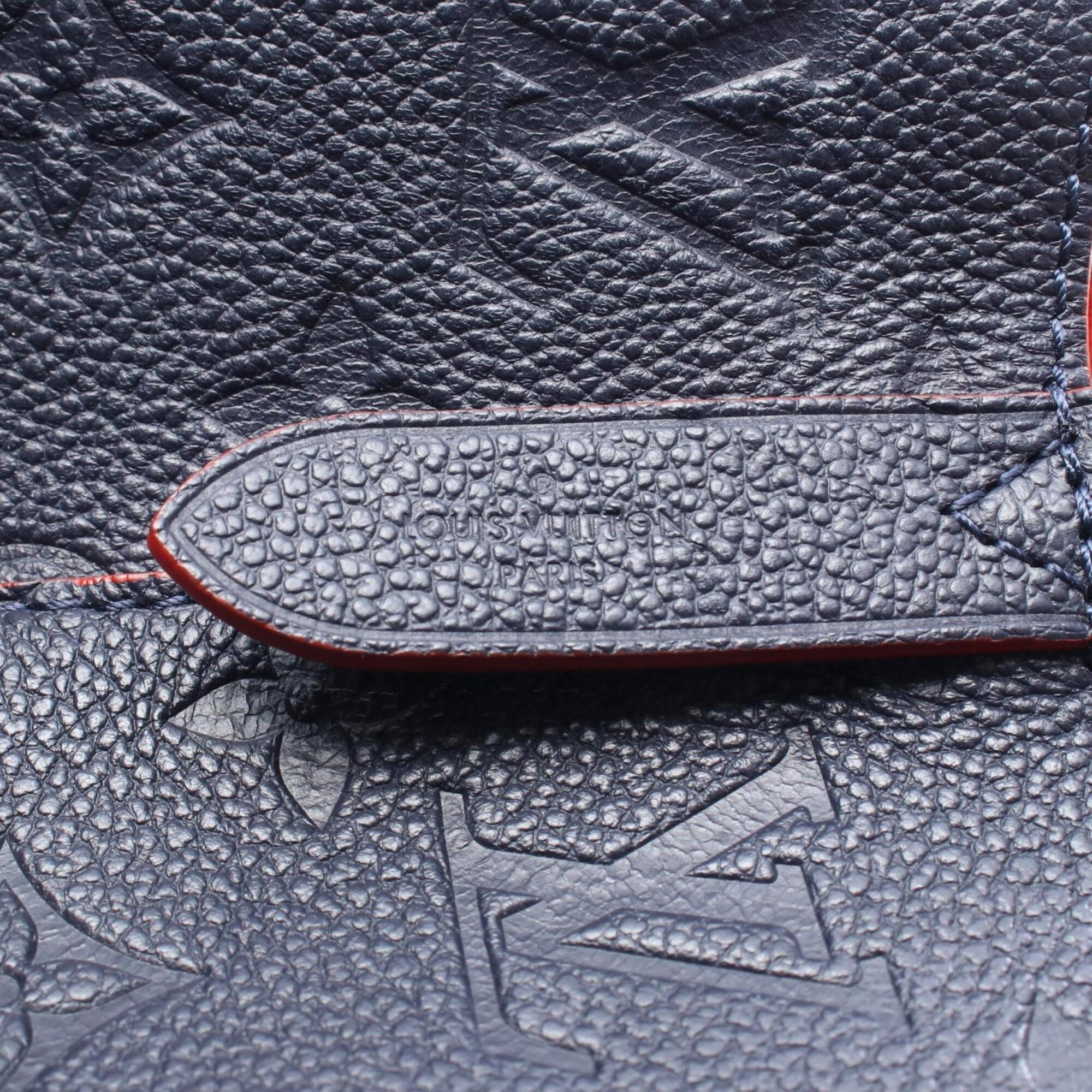 Louis Vuitton Marine Rouge Navy Monogram Empreinte Handbag (Pre-Owned)
