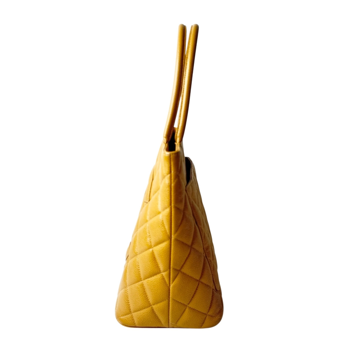 Chanel Beige Grained Calfskin Tote Bag (Pre-Owned)