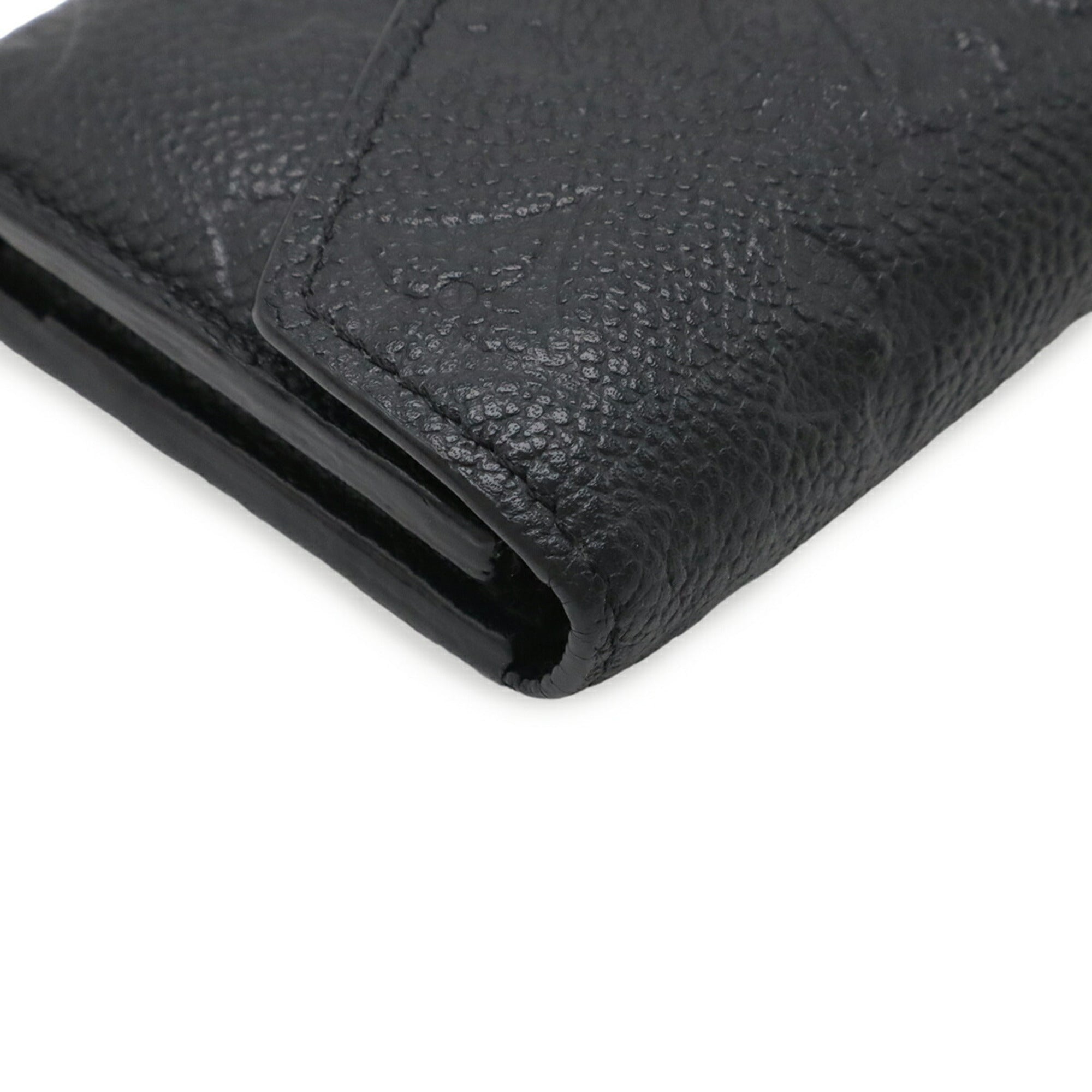 Louis Vuitton Black Noir Monogram Empreinte Wallet (Tri-Fold) (Pre-Owned)